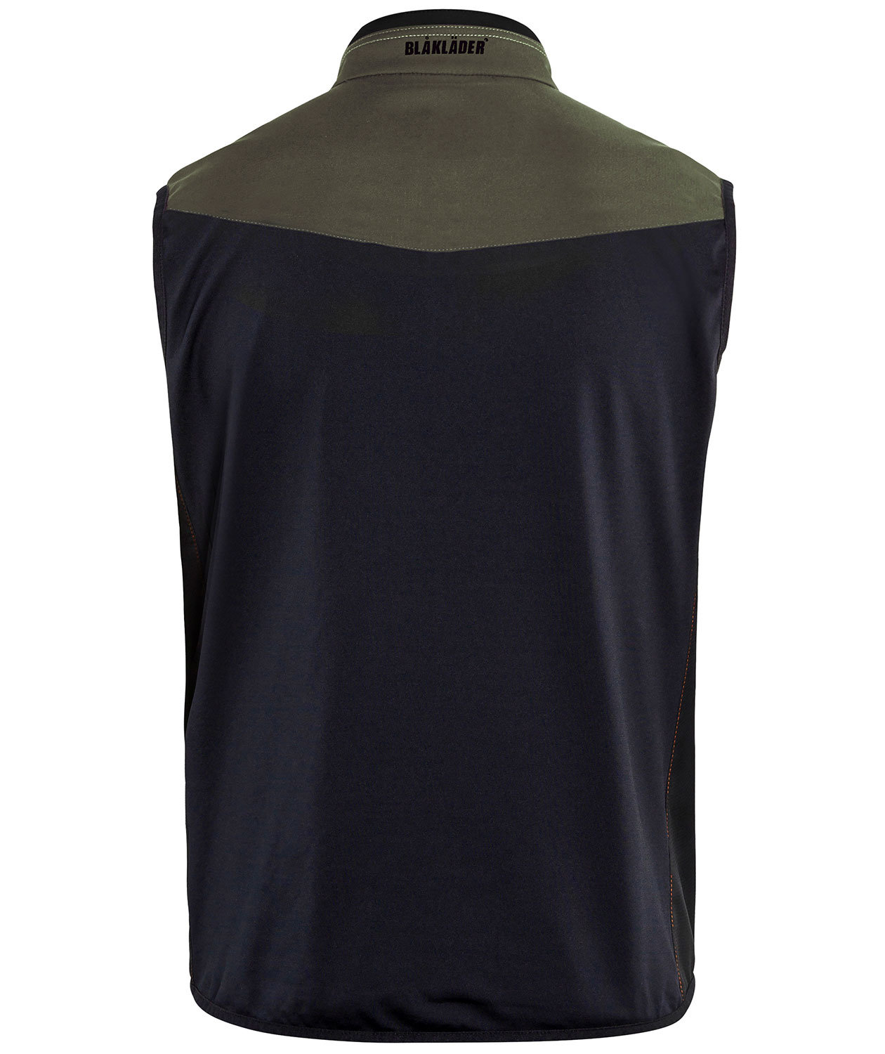 Bl&aring;kl&auml;der Unite softshell vest, Olivengr&oslash;n/Sort, large image number 2