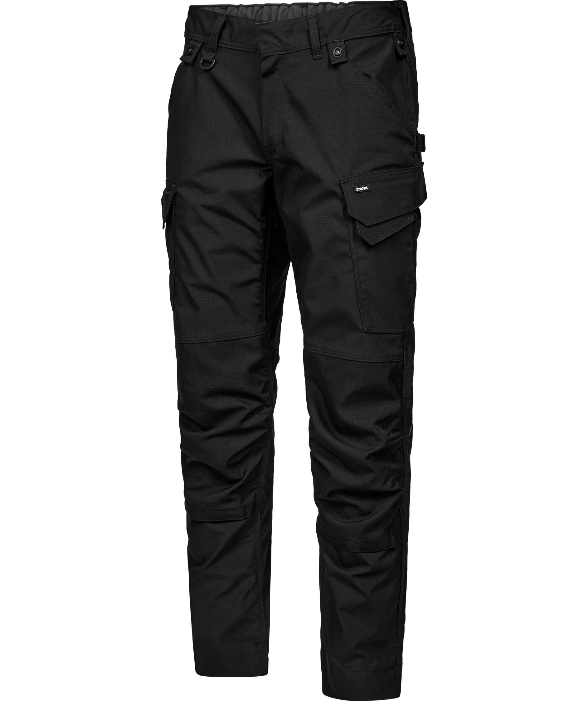 Engel Entire arbejdsbukser, Black, large image number 6