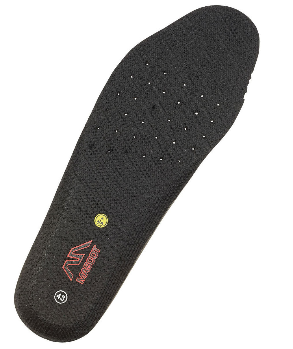 Mascot dame indl&aelig;gss&aring;ler med st&oslash;dabsorbering, Sort, large image number 0