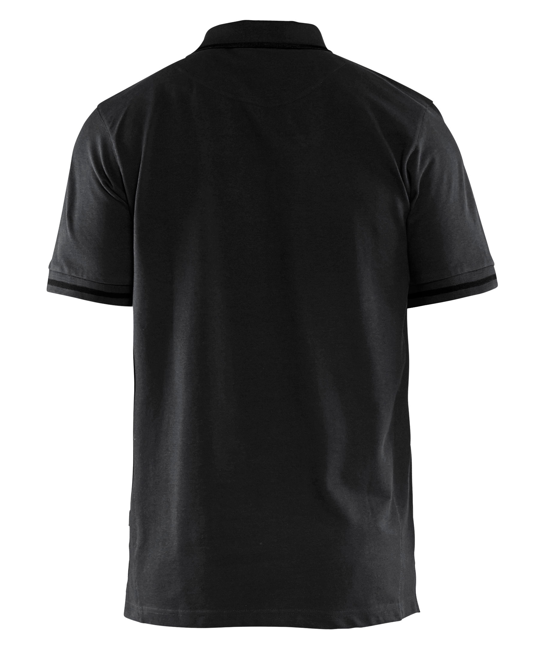 Bl&aring;kl&auml;der Unite polo T-shirt, Sort/M&oslash;rkegr&aring;, large image number 2