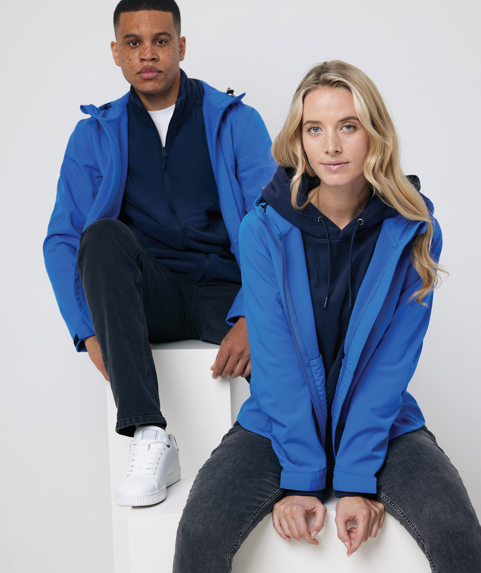 Iqoniq Makalu women's softshell jacket, Royal Blue, large image number 8