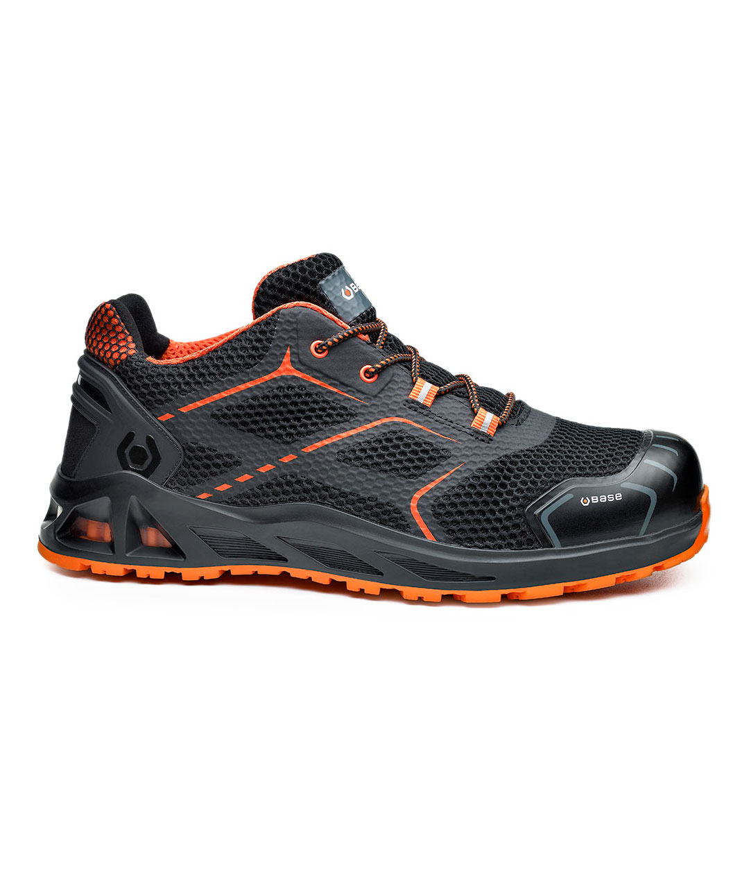 Base K-Step skyddsskor S1P, Black/Orange, large image number 0