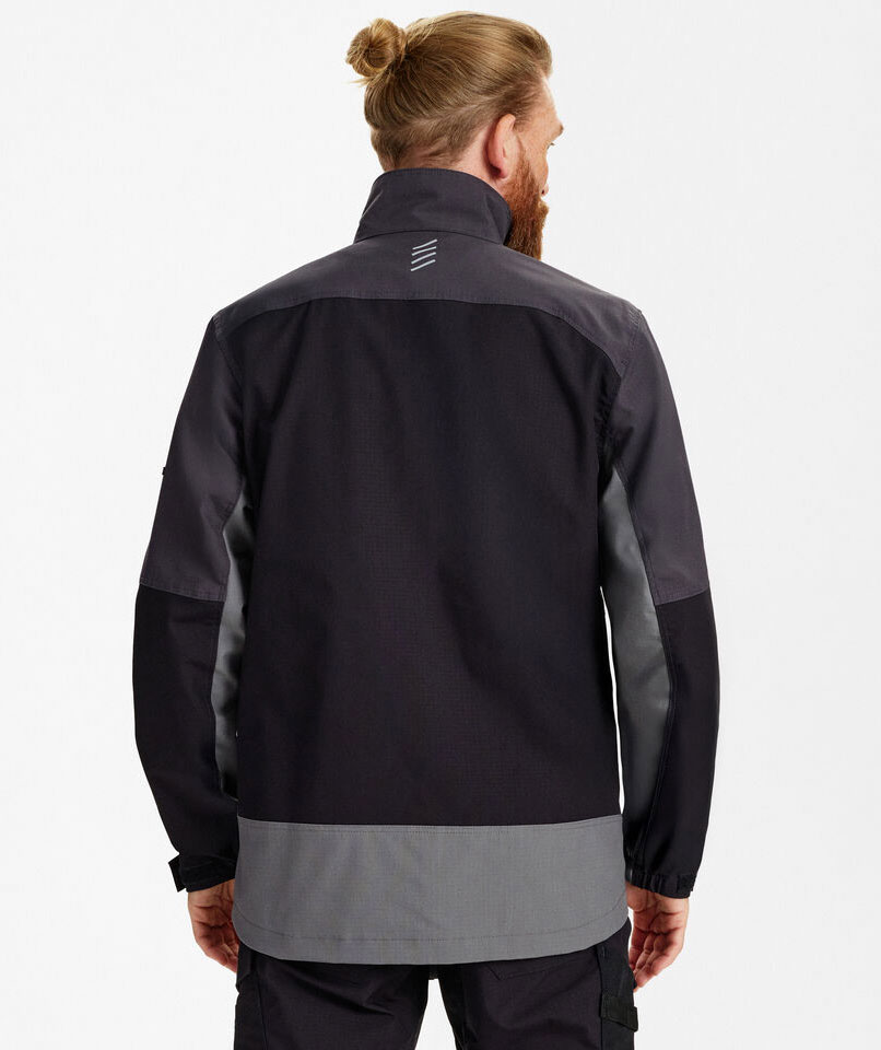 Engel Entire arbetsjacka, Black/Anthracite Grey, large image number 4