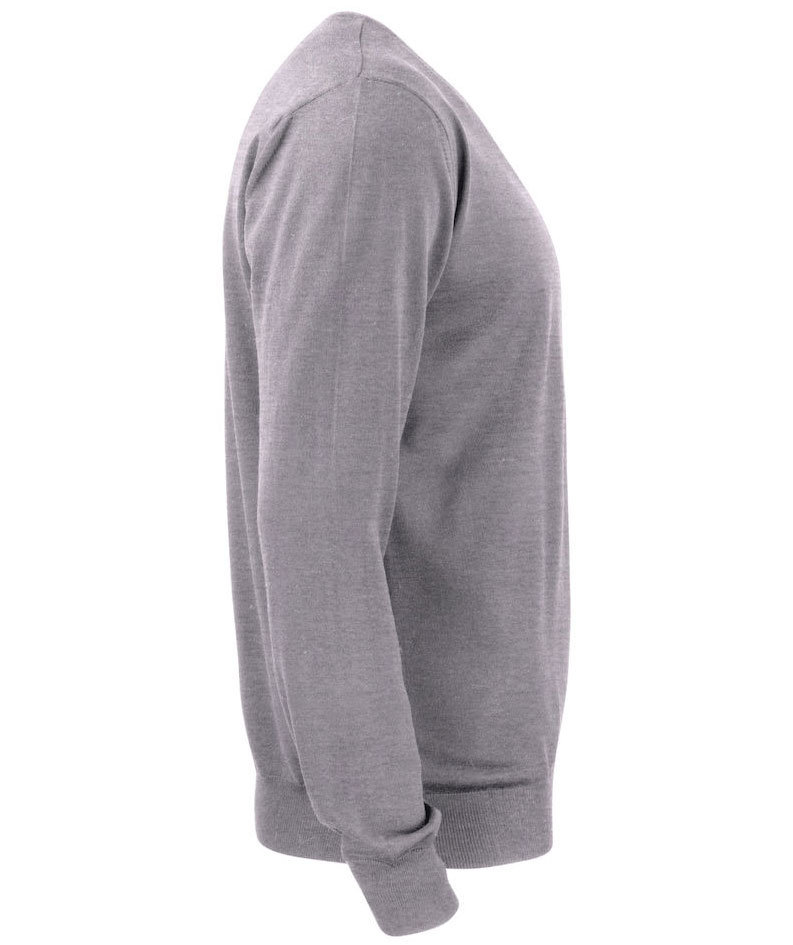 Cutter & Buck Kennewick Crewneck with merino wool, Grey melange, large image number 2