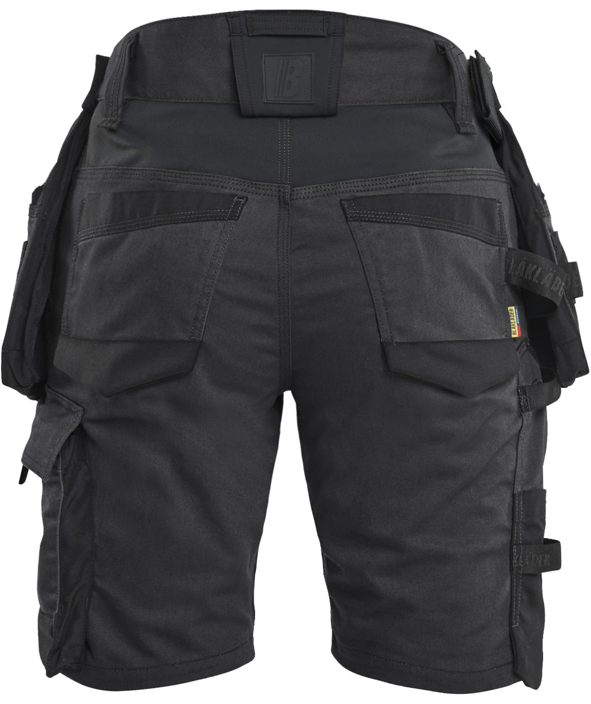 Bl&aring;kl&auml;der Striker dame h&aring;ndverkershorts, Svart/Svart