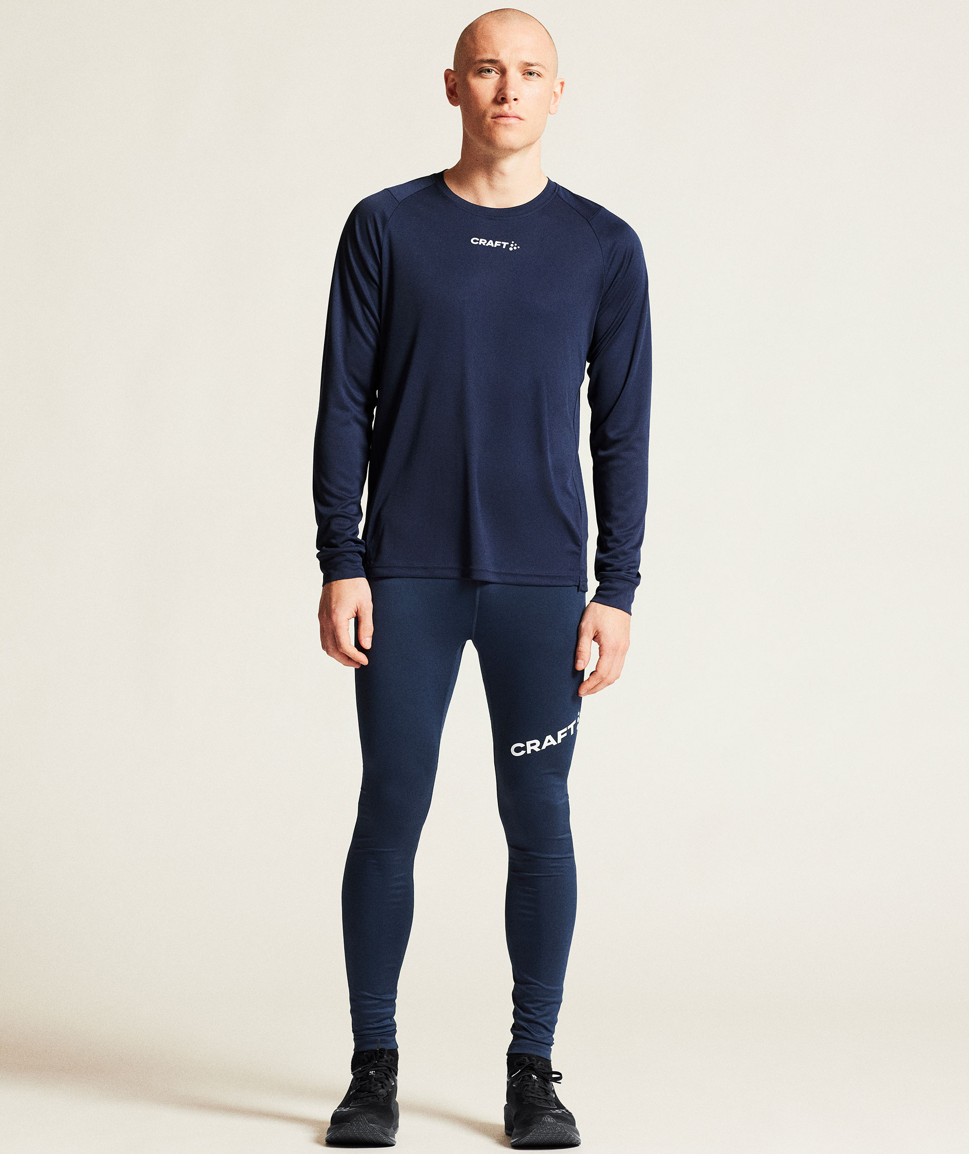 Craft Rush 2.0 lang&aelig;rmet T-shirt, Navy, large image number 6