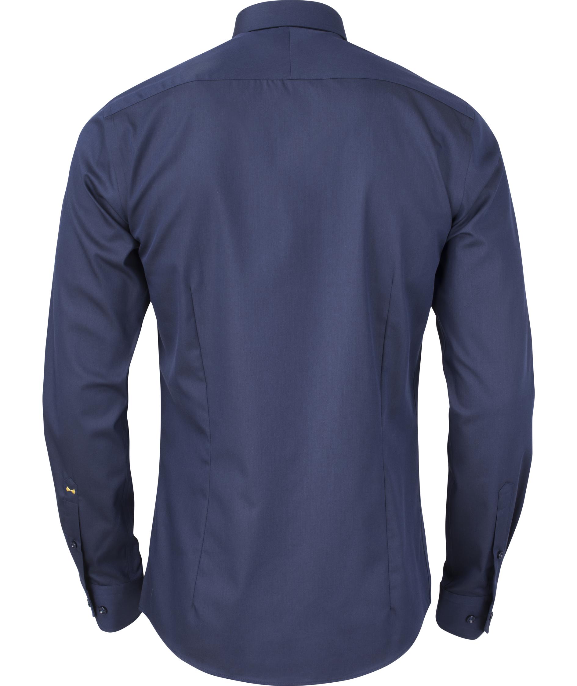 J. Harvest & Frost Twill Yellow Bow 50 regular fit skjorta, Navy, large image number 1