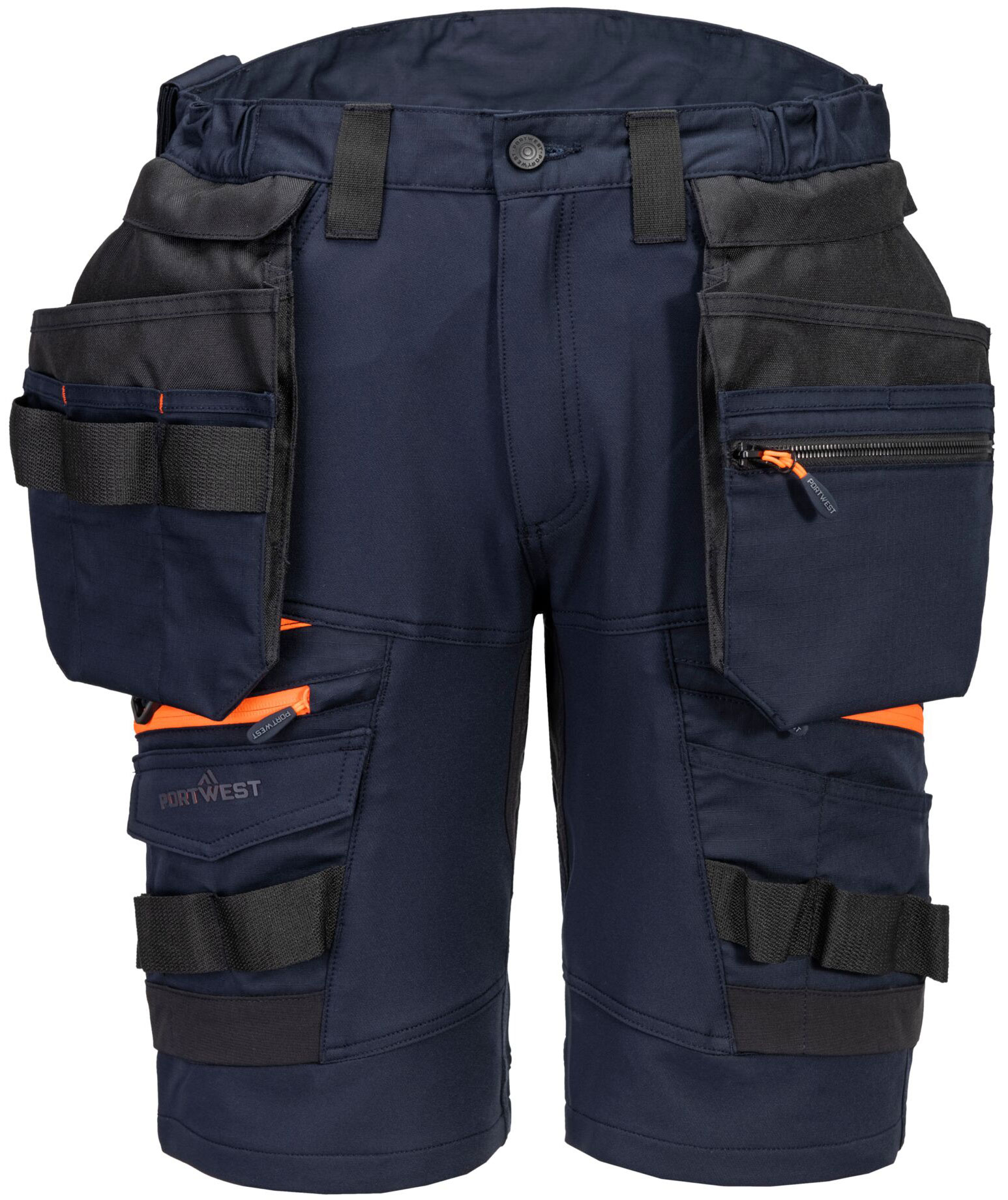 Portwest DX4 hantverksshorts full stretch, M&ouml;rk Marinbl&aring;
