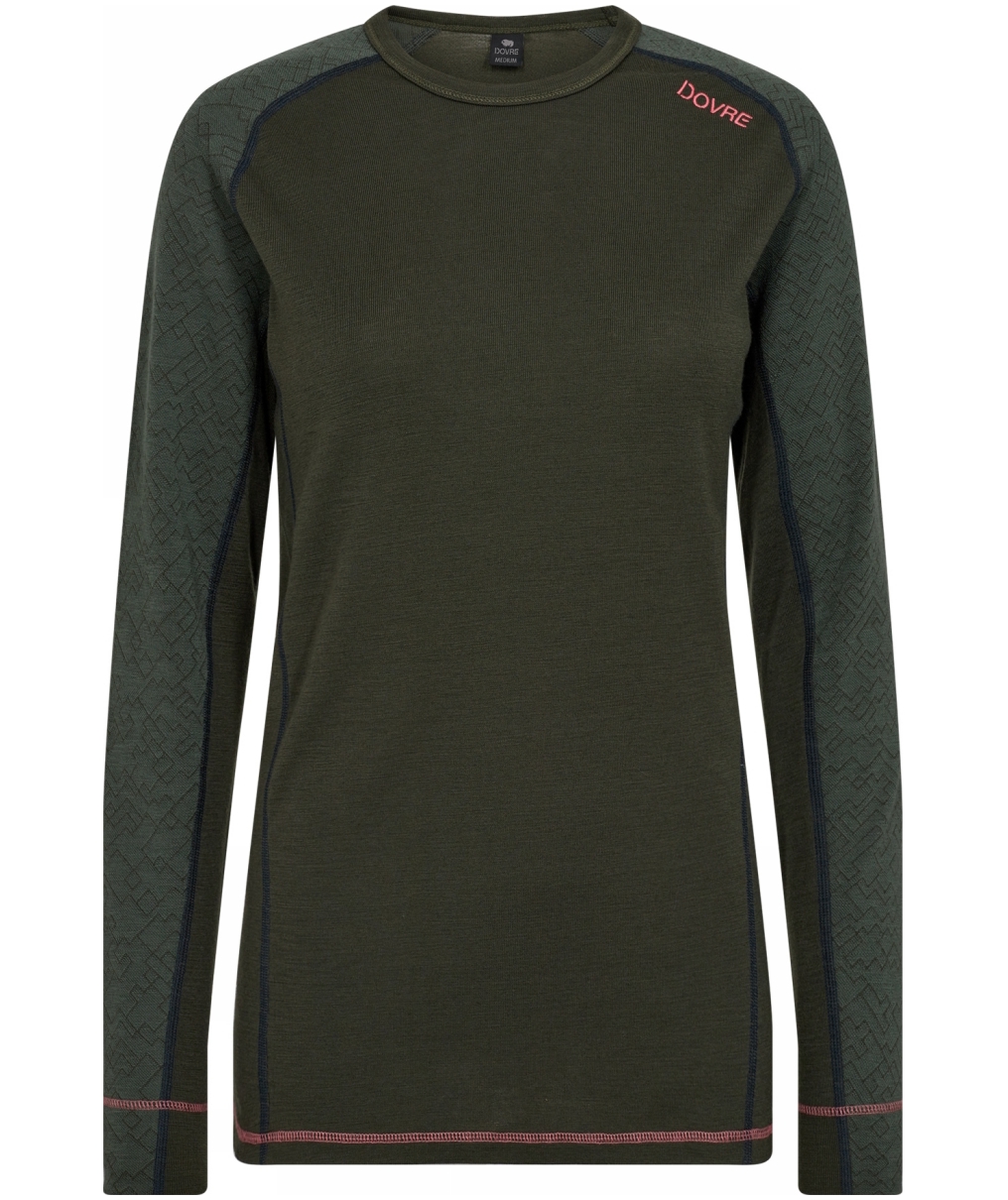 Dovre ull baselayertr&ouml;ja dam, Gr&ouml;n