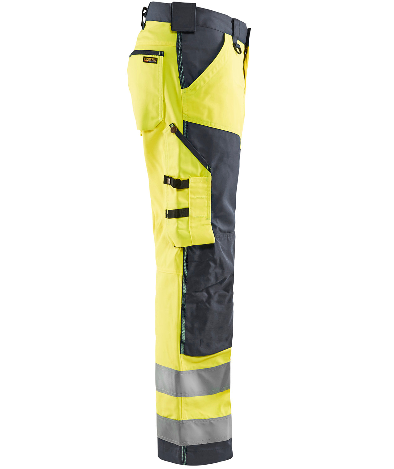 Bl&aring;kl&auml;der arbeidsbukse, Hi-Vis Gul/Gr&aring;, large image number 3