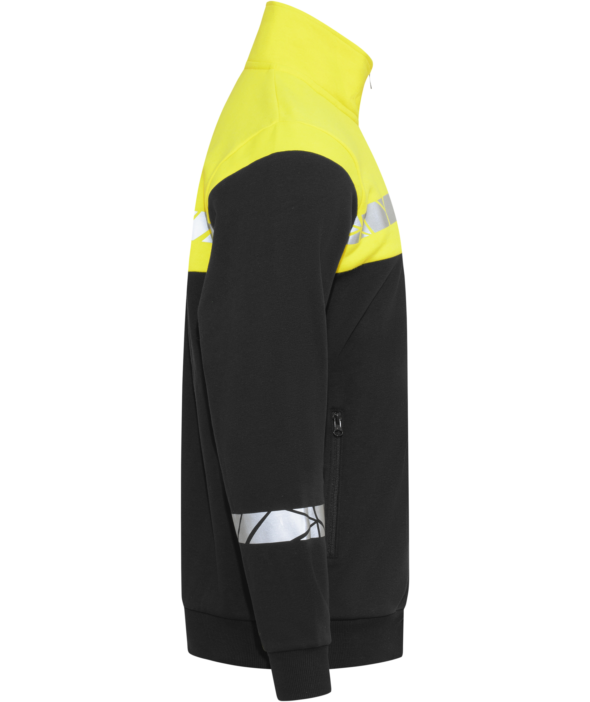 ProJob cardigan 7103, Svart/Gul, large image number 4