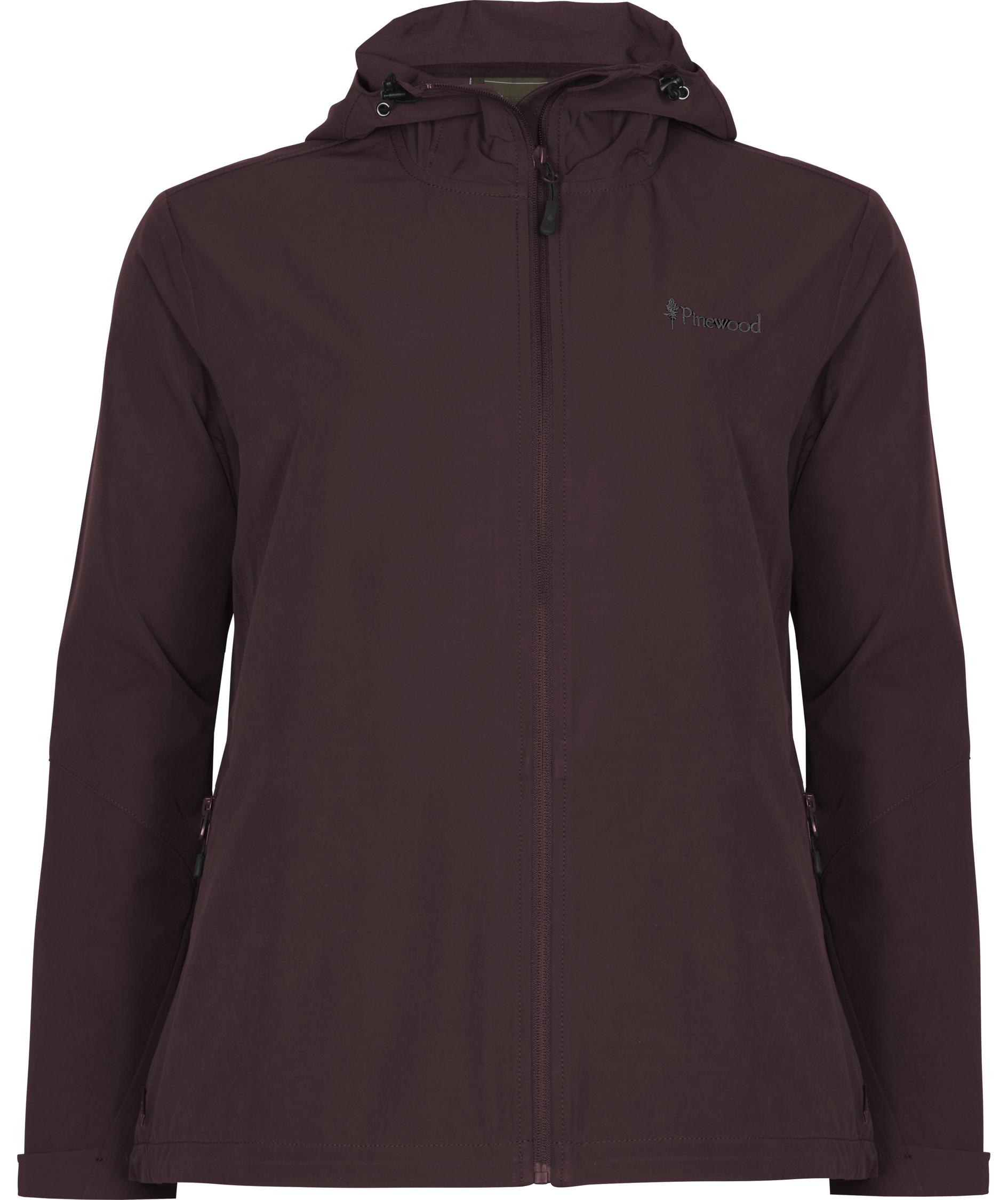 Pinewood Finnveden Trail stretch damejakke, Earth Plum