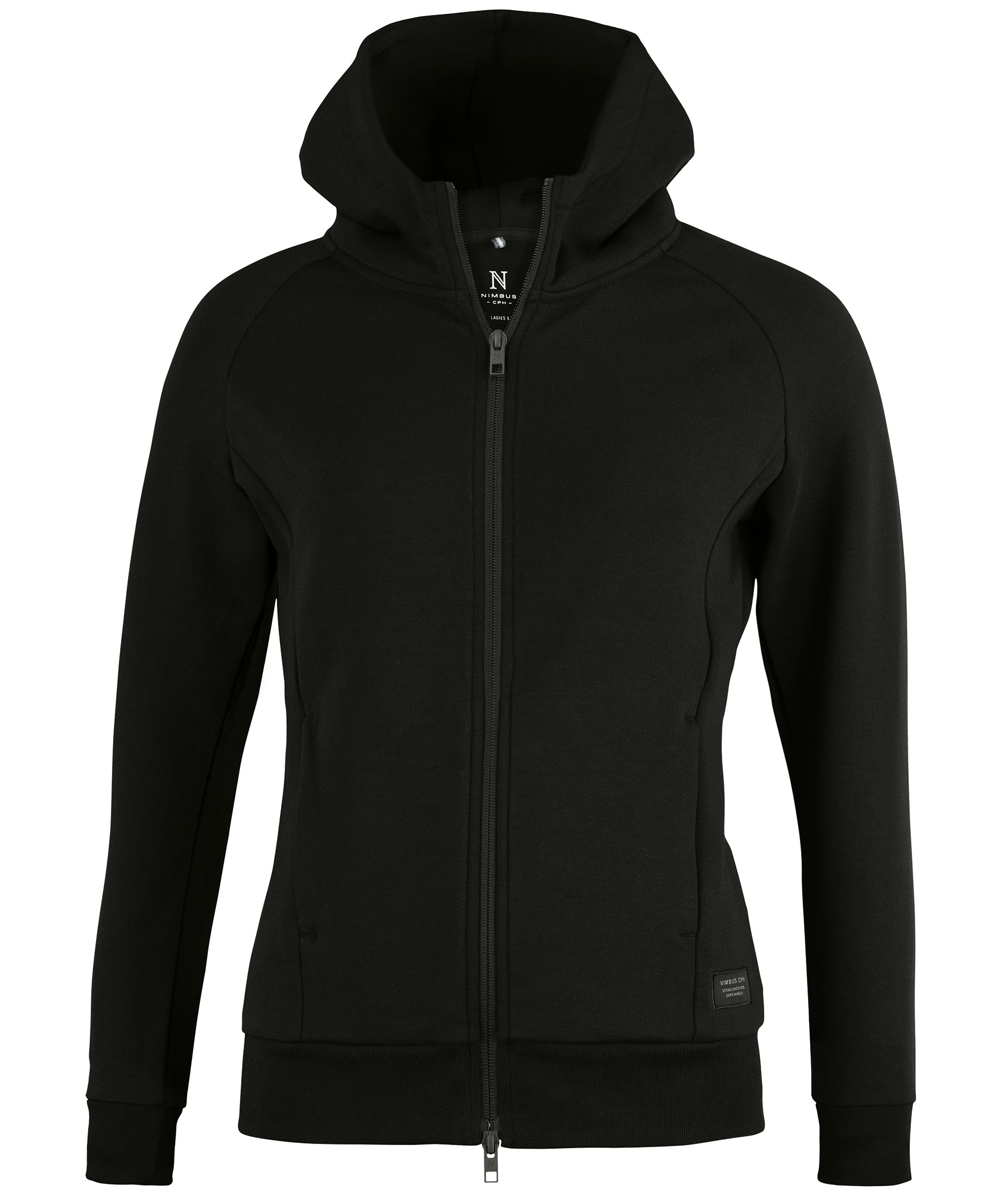 Nimbus Hampton Damen Hoodie, Schwarz, large image number 0