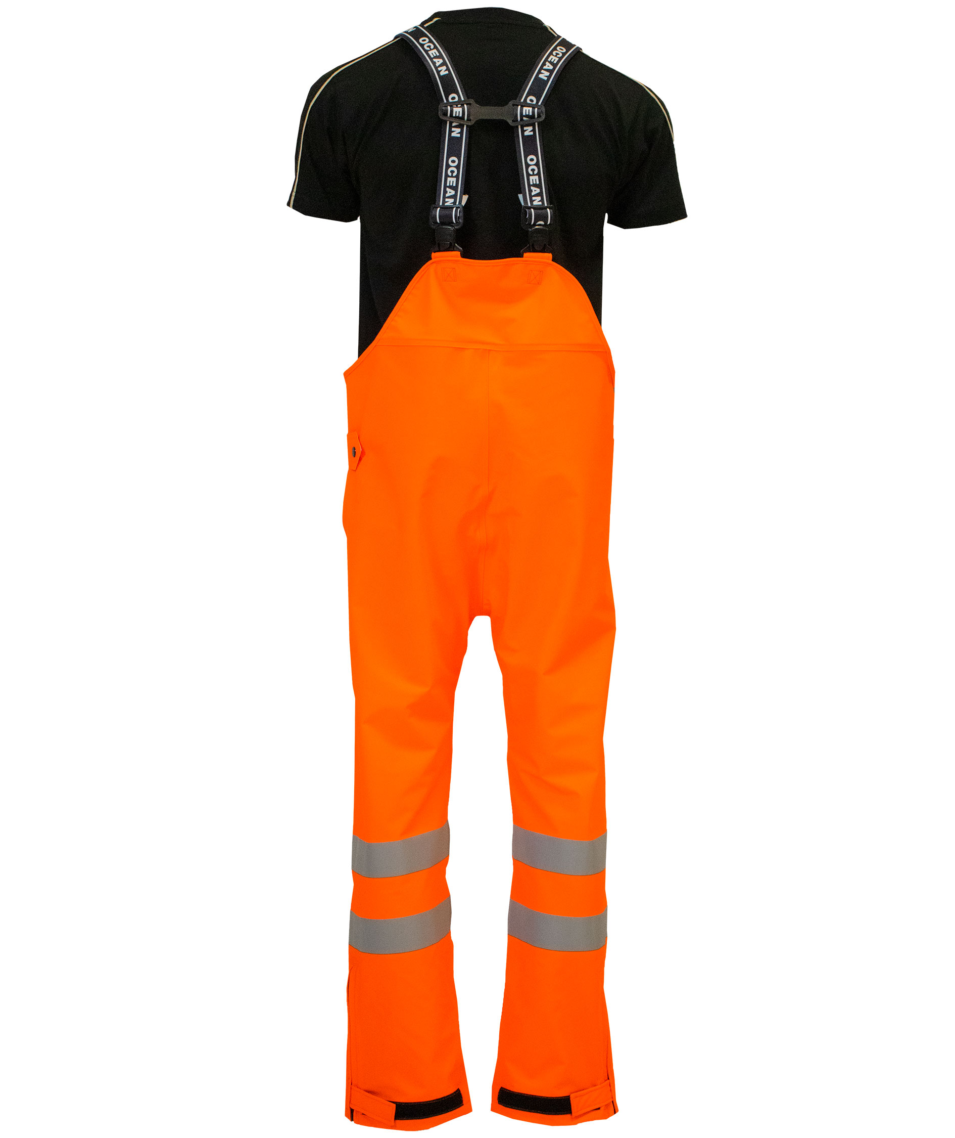 Ocean Beacon Comfort regnoveralls, Hi-vis Orange, large image number 2