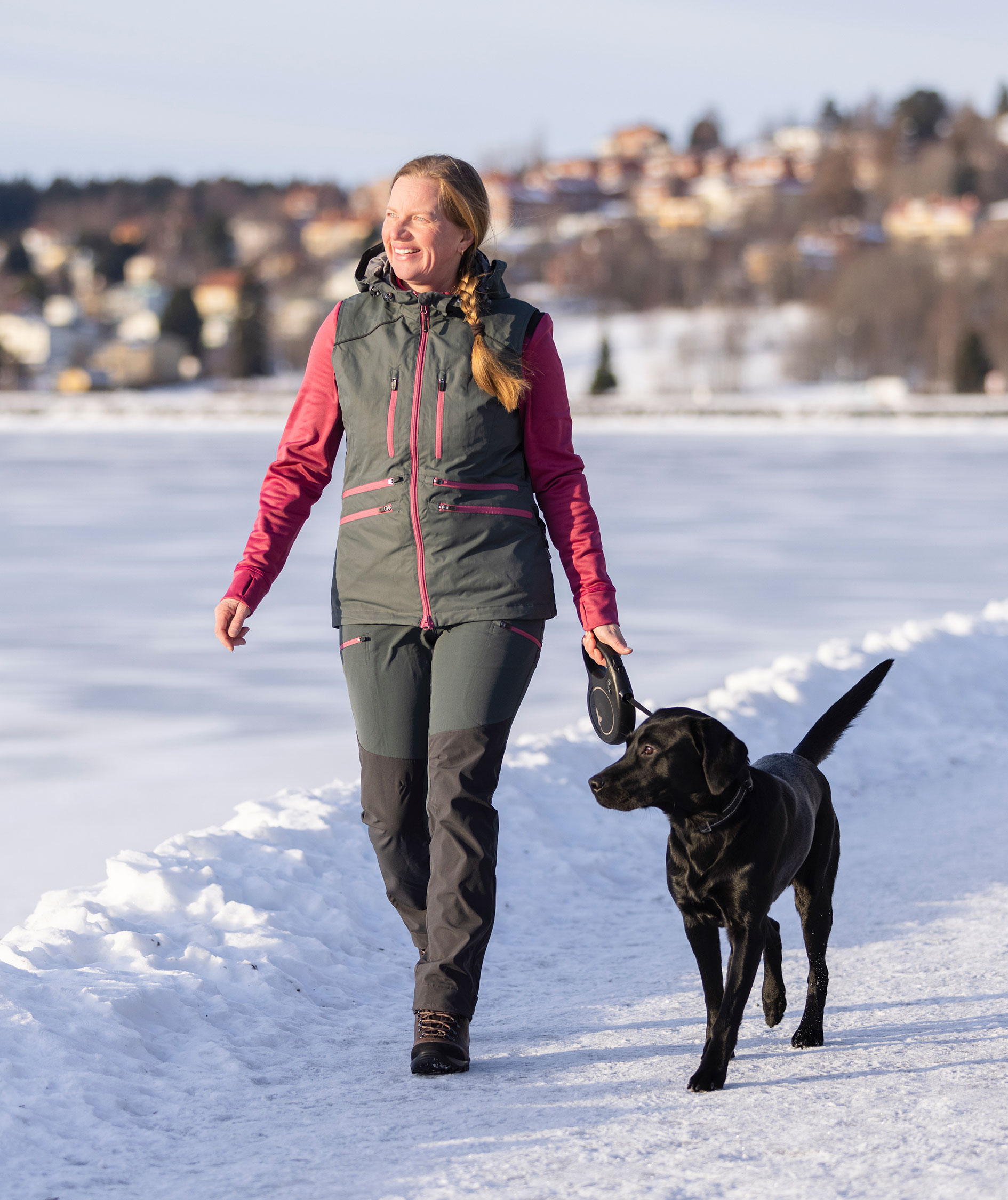 Pinewood Dog Sports Windblocker damevest, Urban Grey, Urban Grey, large image number 4