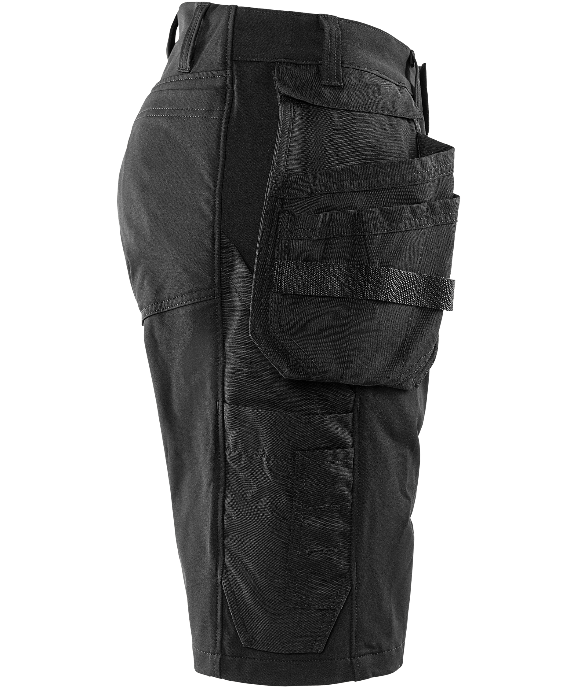 Fristads h&aring;ndverkershorts 2831 GSTT full stretch, Svart, large image number 8