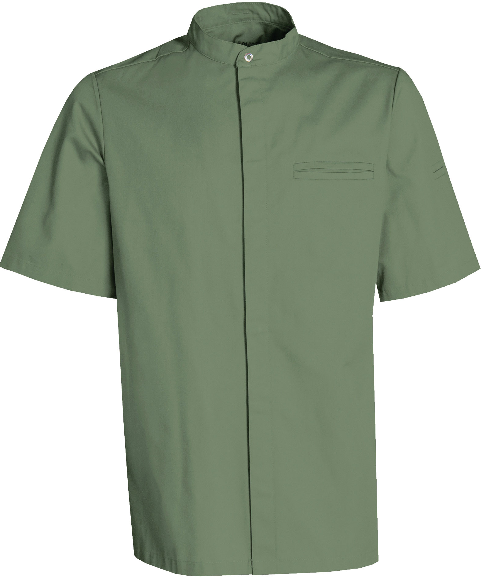 Nybo Workwear New Nordic kort&auml;rmad kockjacka, Gr&ouml;n