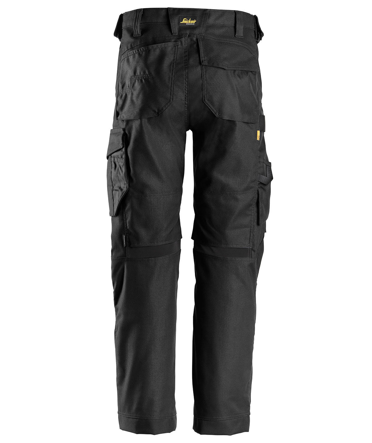 Snickers AllroundWork Canvas+ arbetsbyxa 6324, Svart, large image number 1