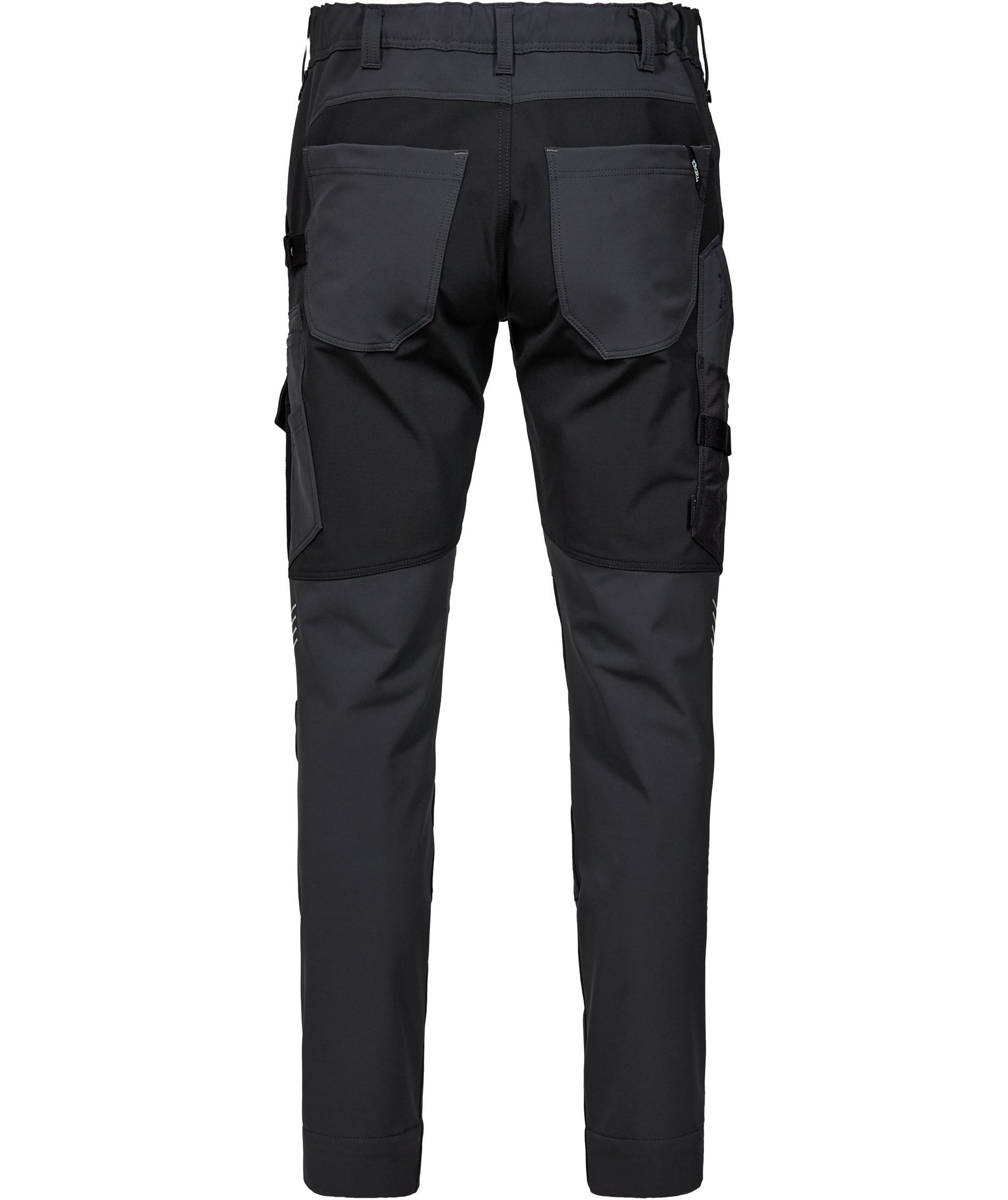 Engel Entire arbetsbyxa full stretch, Anthracite Grey/Black, large image number 3