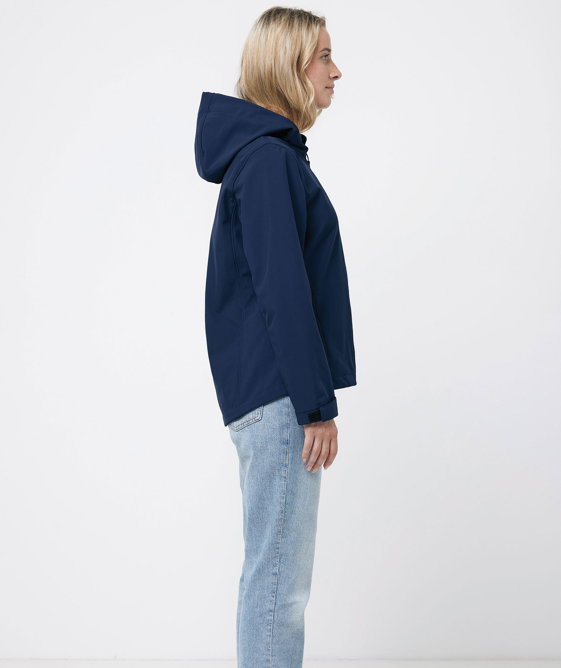 Iqoniq Makalu women's softshell jacket, Marine, large image number 4