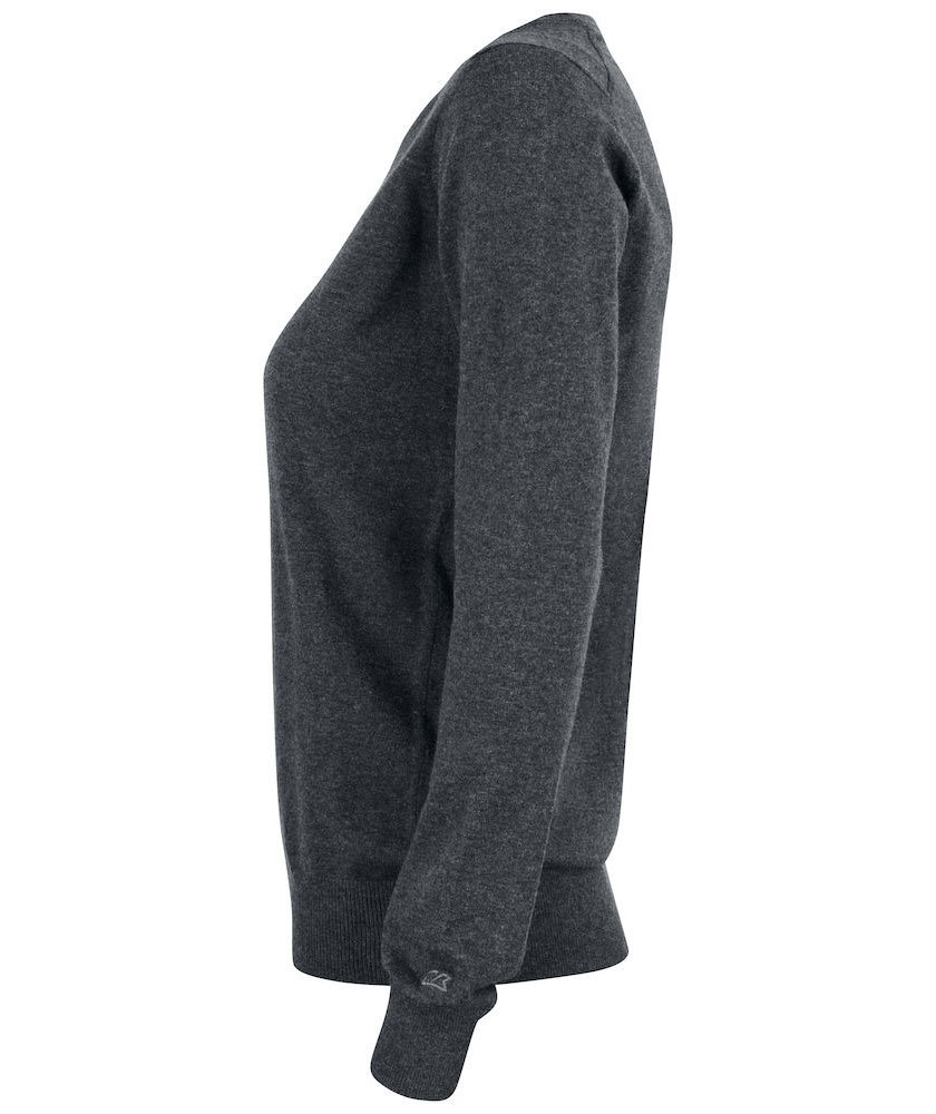 Cutter & Buck Oakville dame Crewneck, Antrasitt Melange, large image number 3