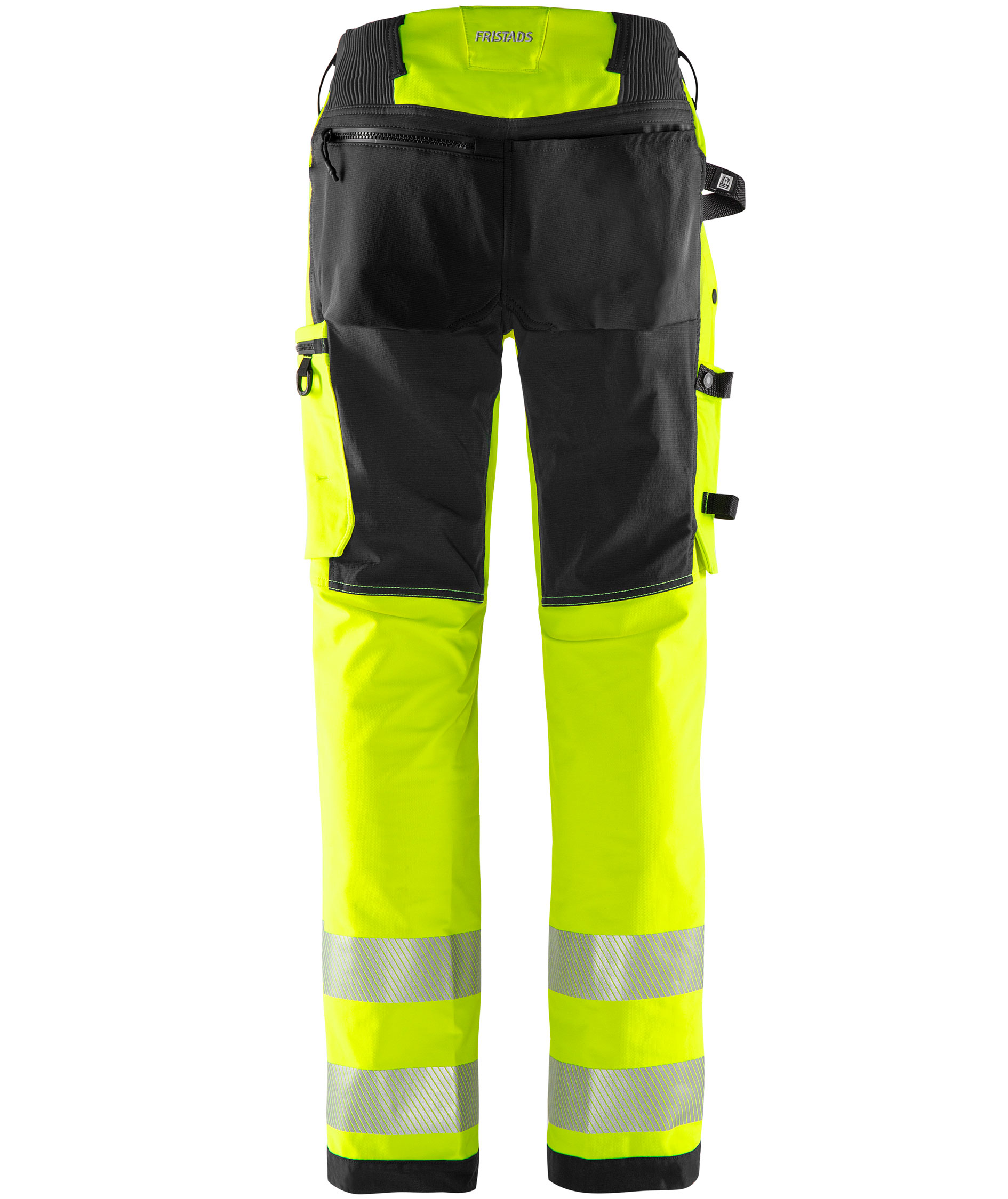 Fristads Green arbetsbyxa 2645 GSTP full stretch, Varsel Gul/Svart, large image number 1