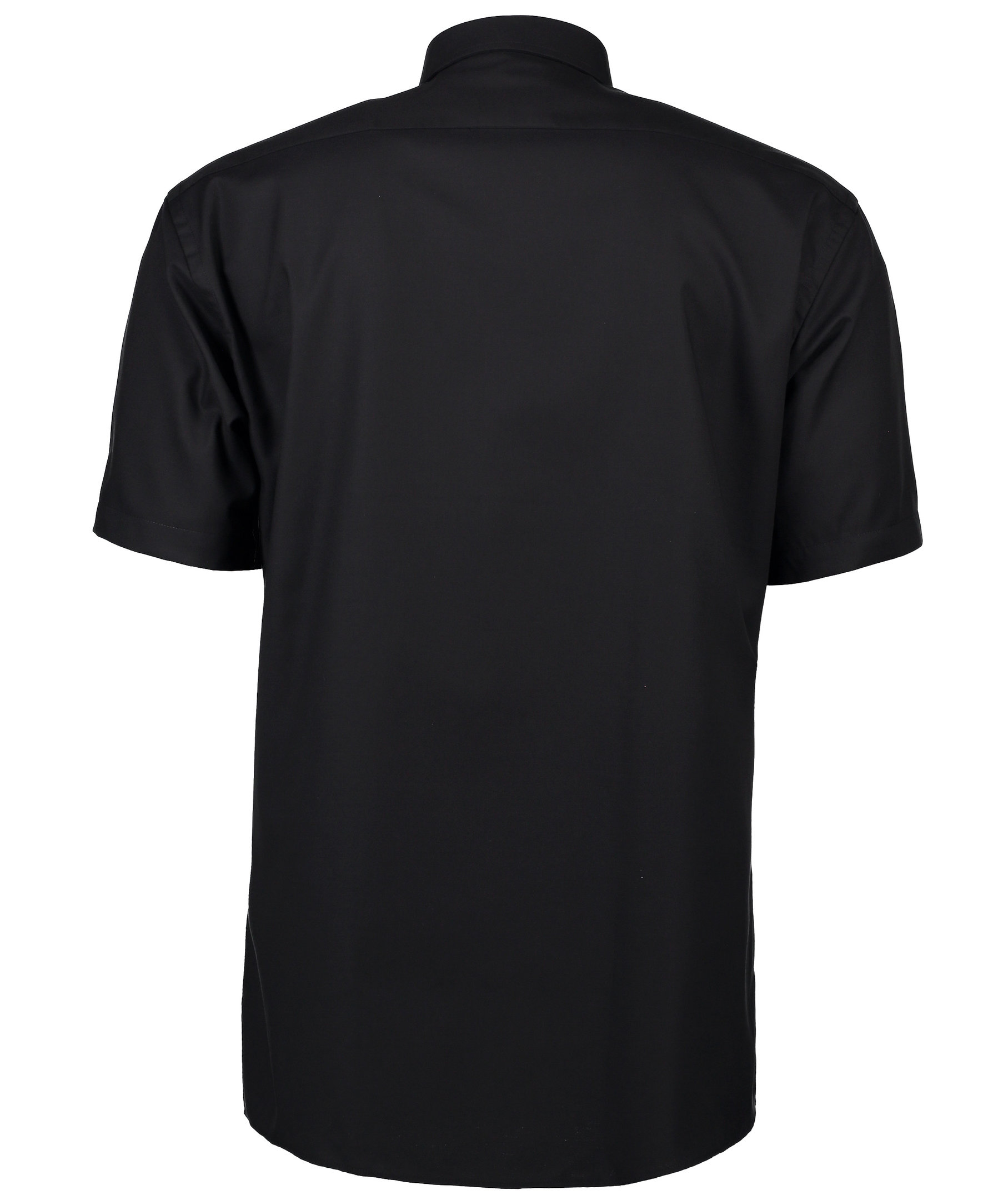 Seven Seas modern fit Fine Twill kort&auml;rmad skjorta, Svart