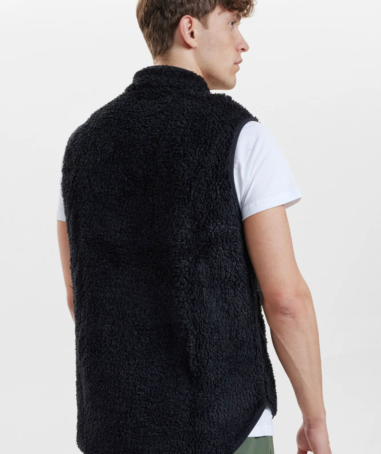 Rester&ouml;ds fiberpelsvest, Sort, large image number 2