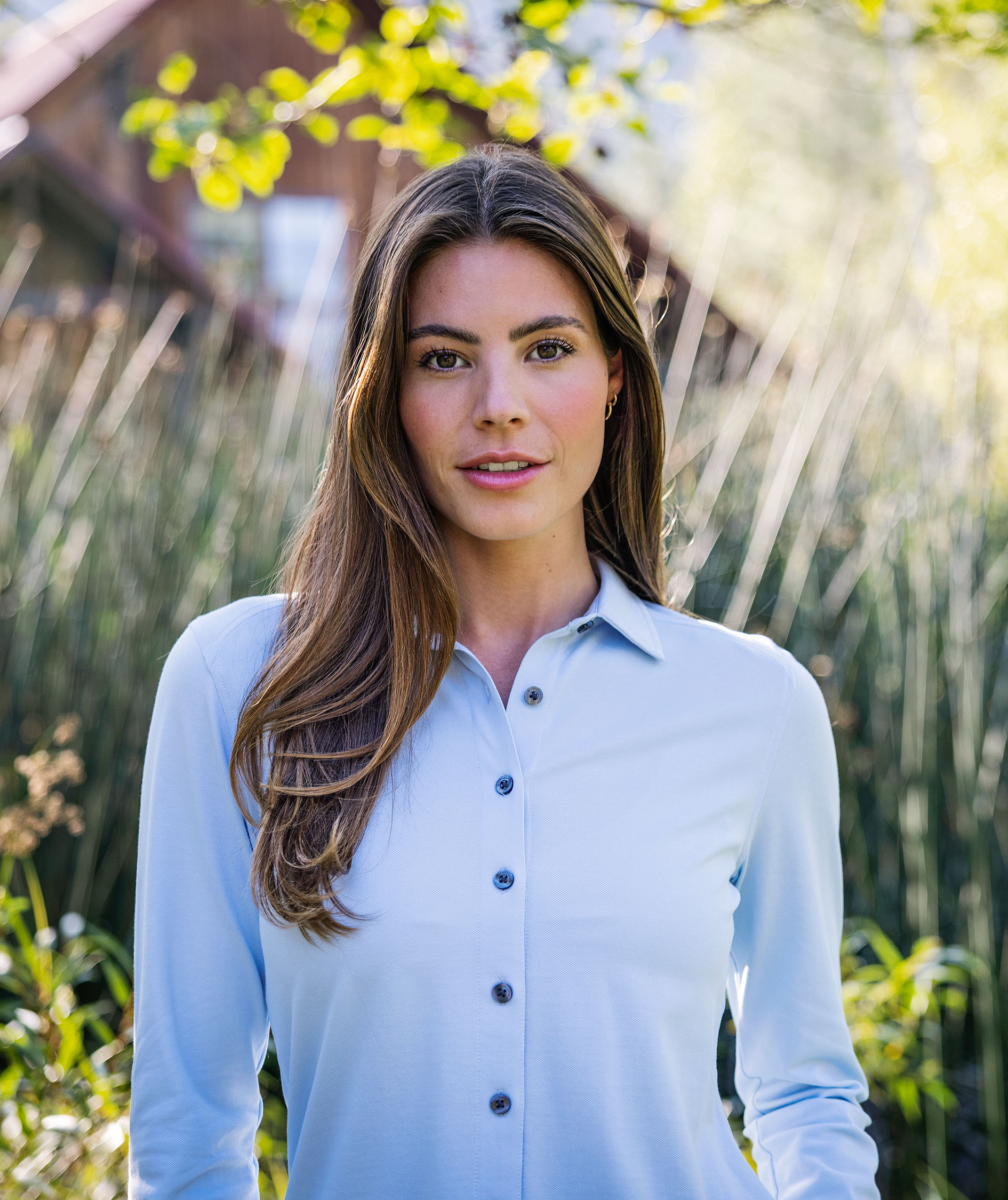 Cutter & Buck Advantage Slim fit women's shirt, Heaven Blue, large image number 1