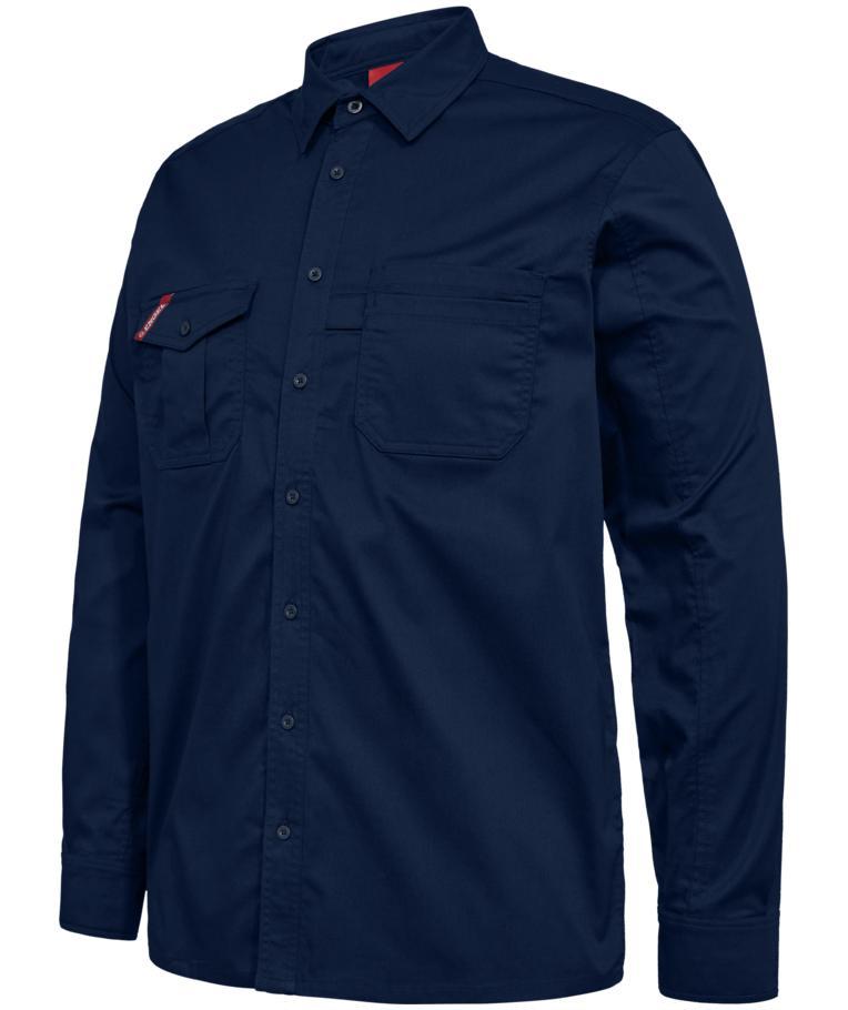 Engel Extend arbetsskjorta, Blue Ink, large image number 2