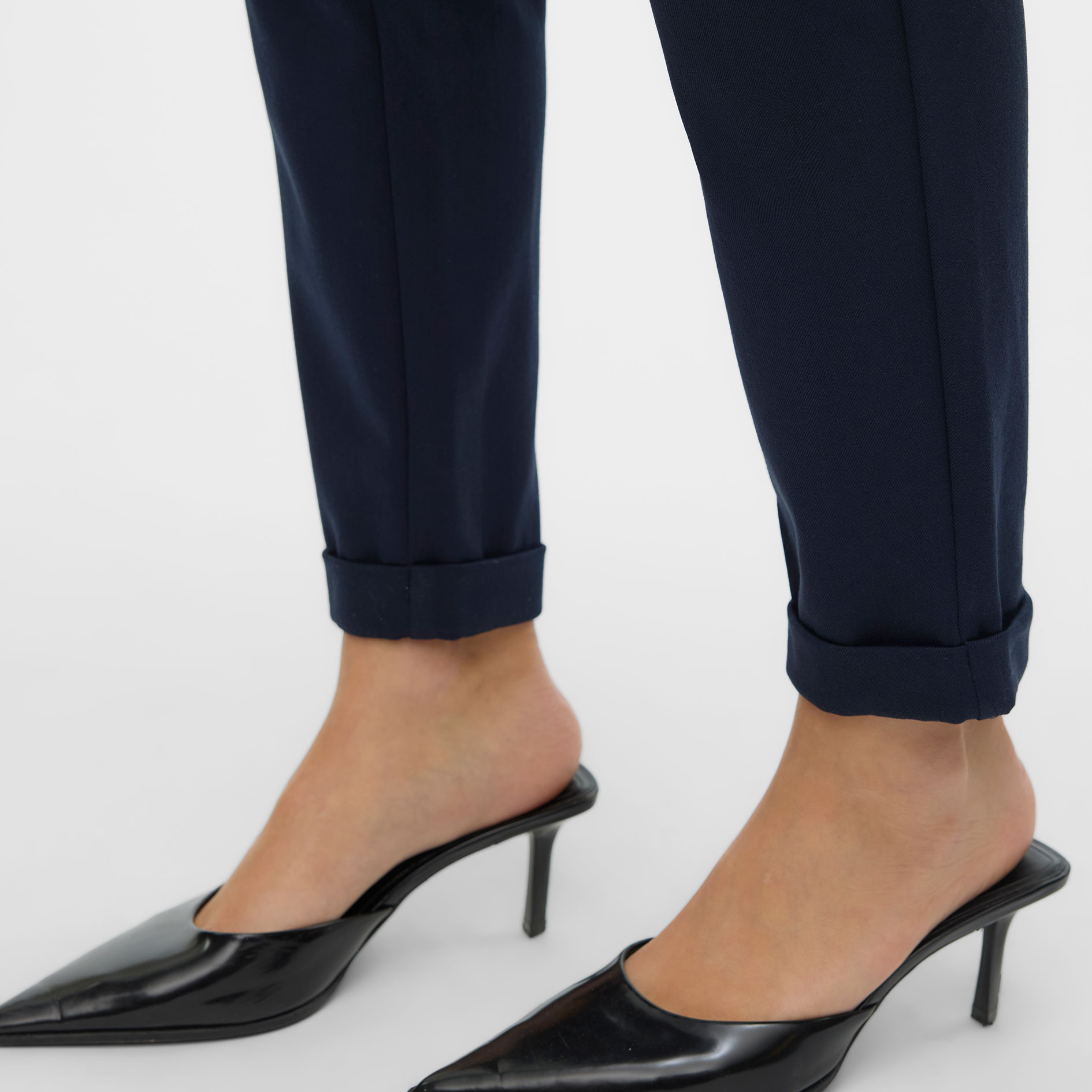 Vero Moda VMMAYA LOOSE SOLID women's trousers, Night Sky, large image number 3