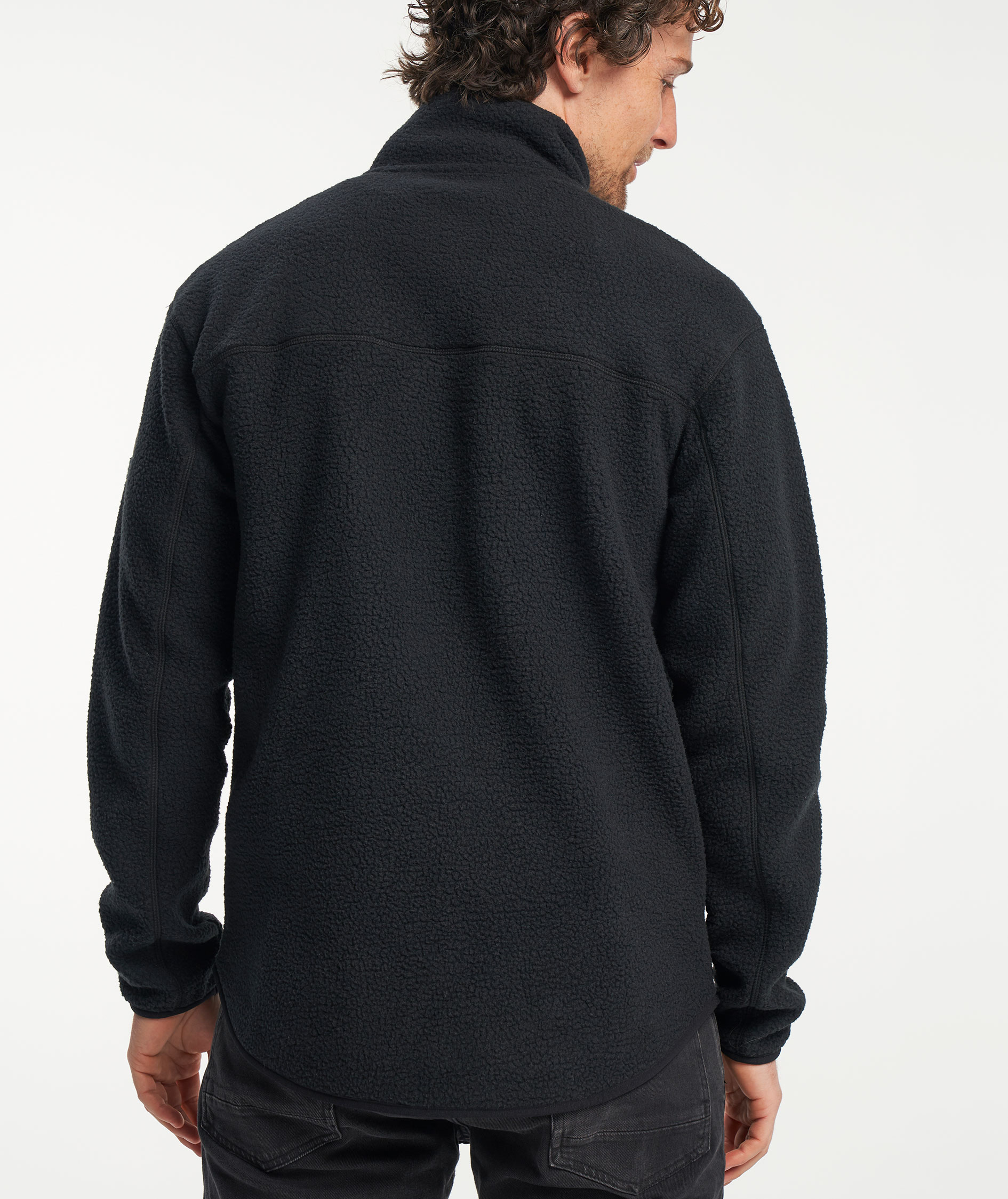 Tenson Yoke fiberpelsjakke, Black, large image number 8