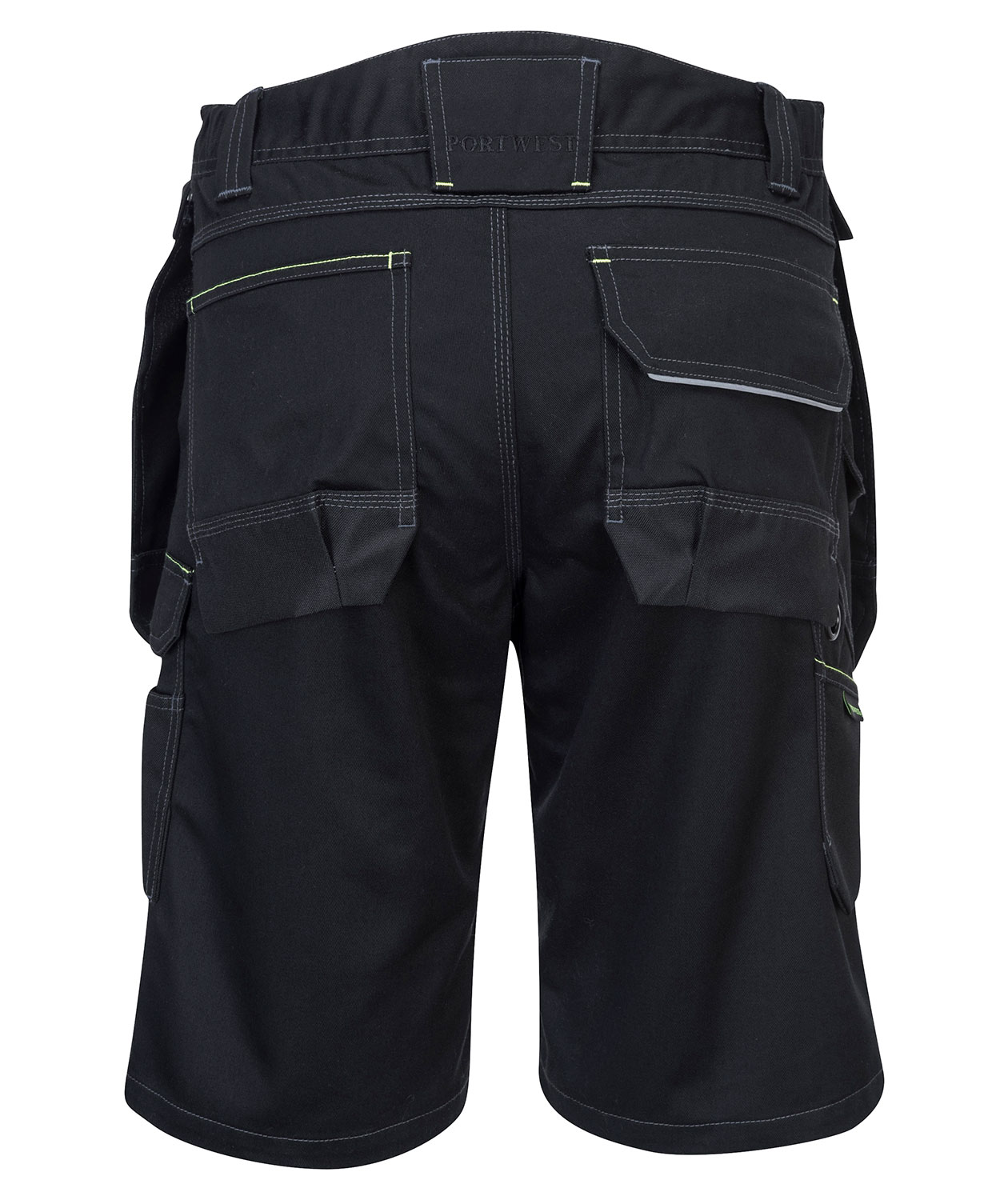 Portwest PW3 hantverksshorts, Svart