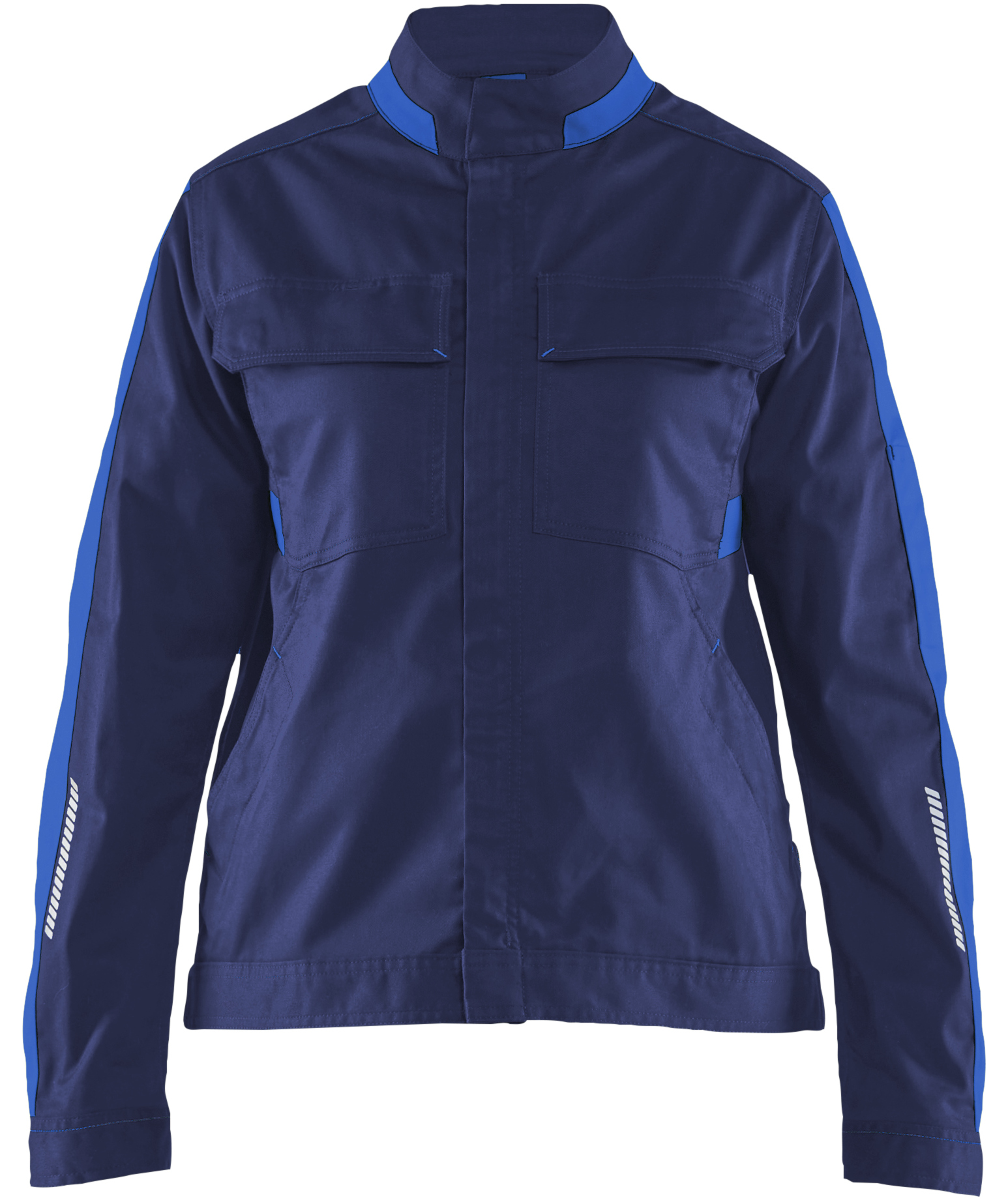 Bl&aring;kl&auml;der dame arbeidsjakke, Marinebl&aring;/Koboltbl&aring;, large image number 0