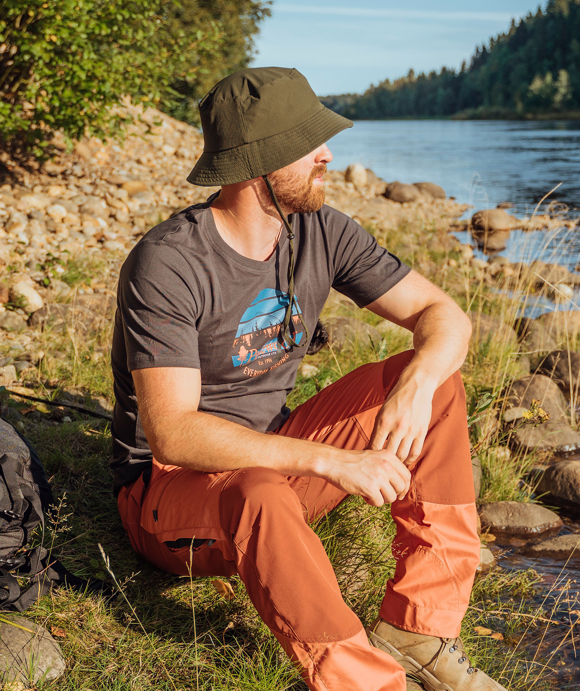 Pinewood Caribou TC bukser, Burned Orange/Terracotta, Burned Orange/Terracotta, large image number 1