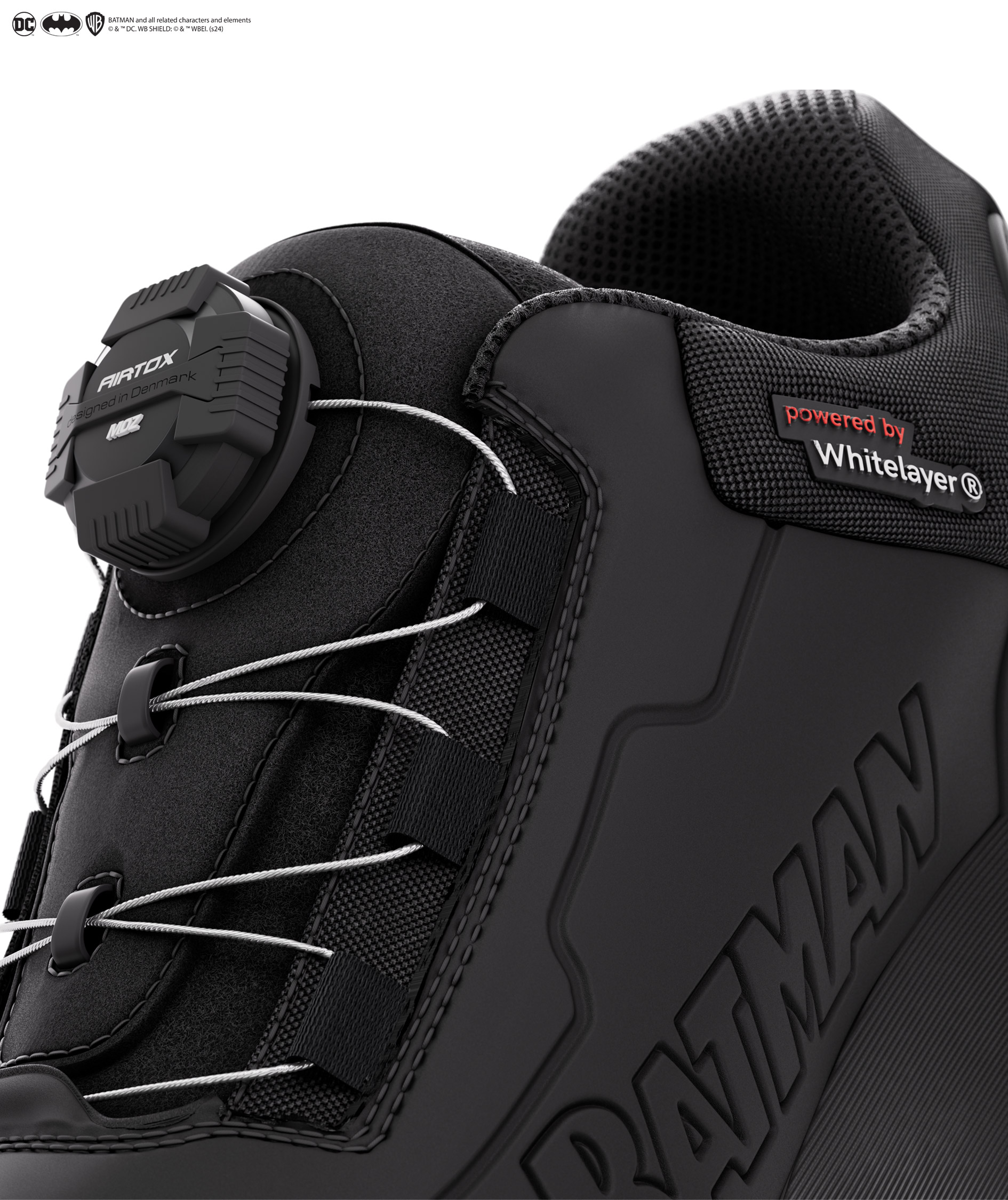 Batman x AIRTOX BAT.ONE safety shoes S3S, Black/Yellow, large image number 5