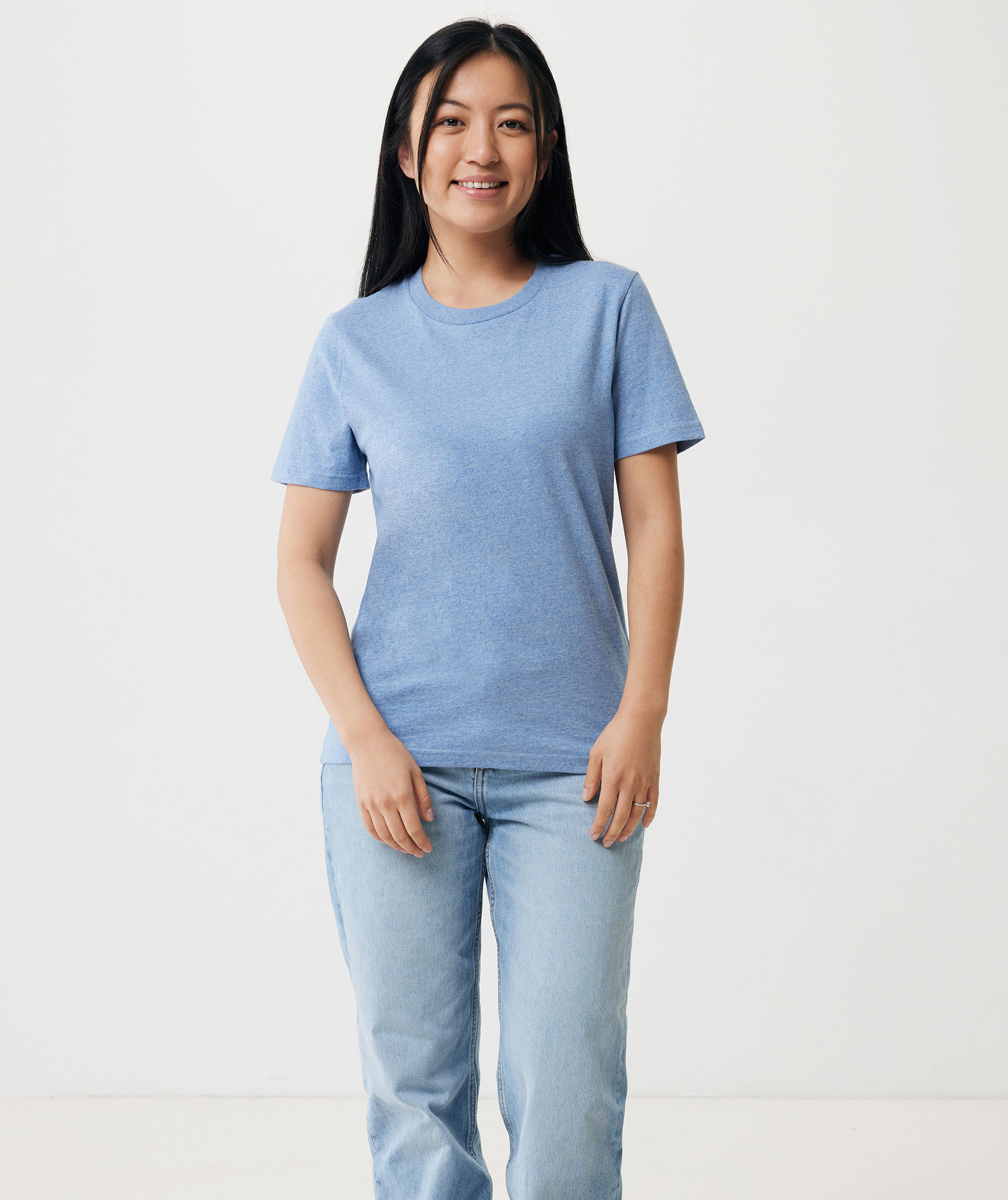 Iqoniq Brett T-shirt, Light Heather Blue