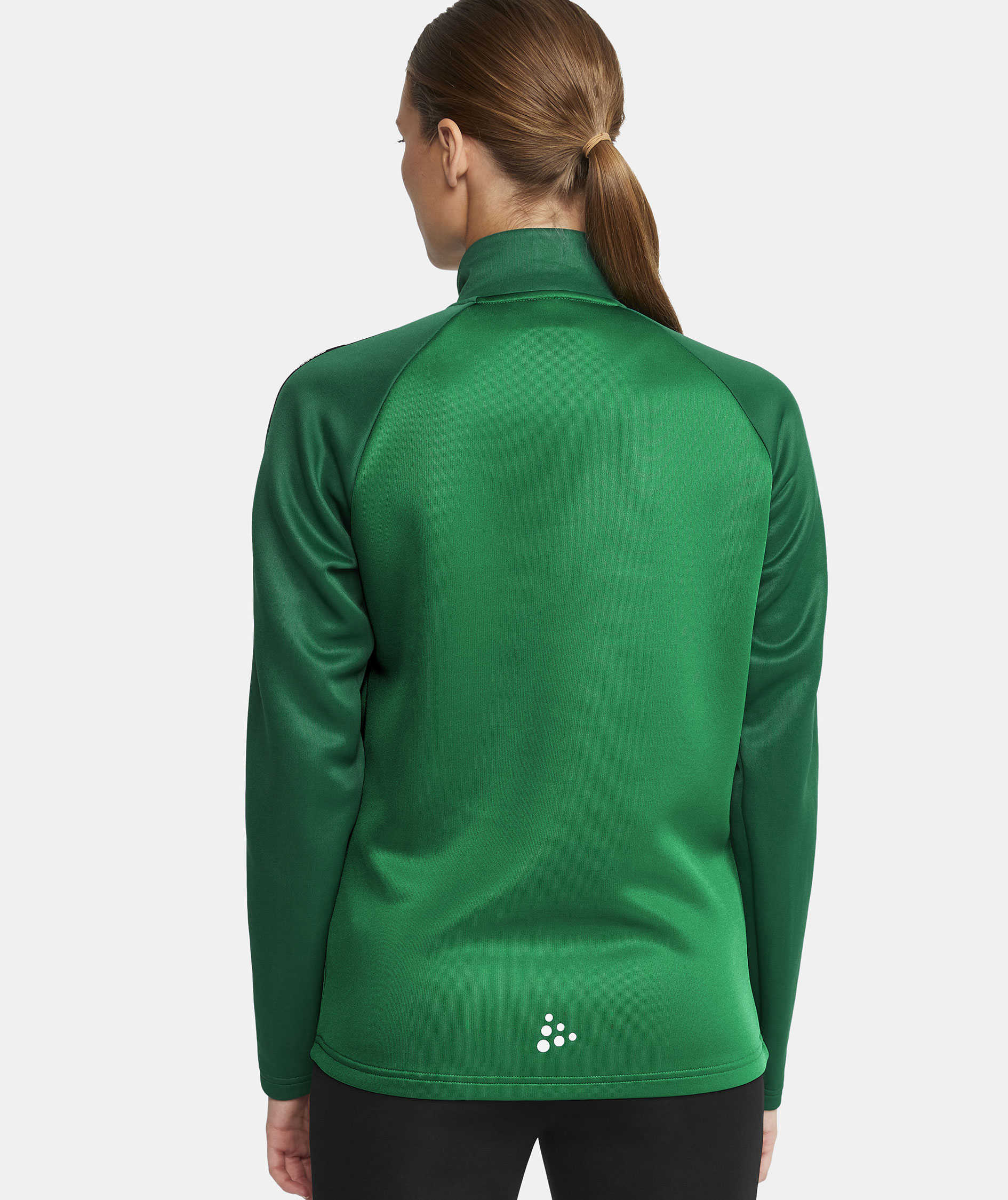 Craft Squad 2.0 women's halfzip training pullover, Team Green-Ivy, large image number 5