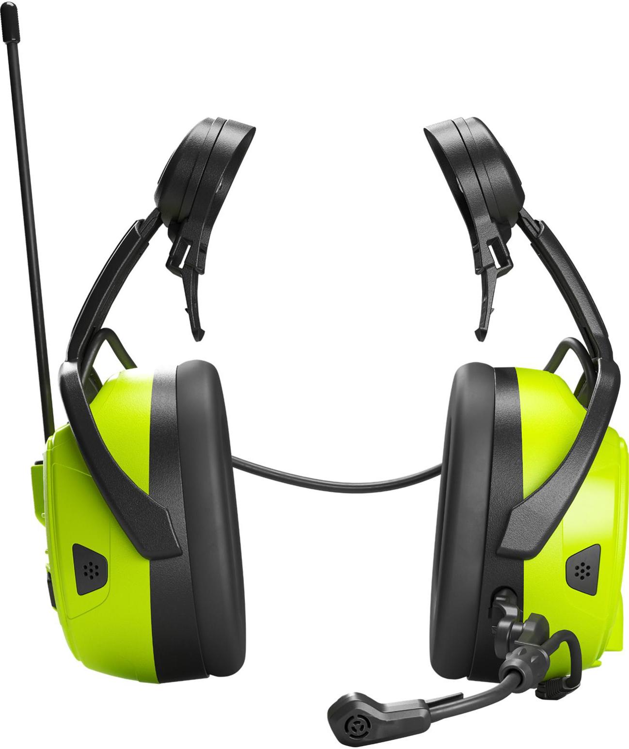 Hellberg Local 2 h&oslash;rev&aelig;rn med Bluetooth til hjelmmontering, Sort/Gul, Sort/Gul, large image number 1