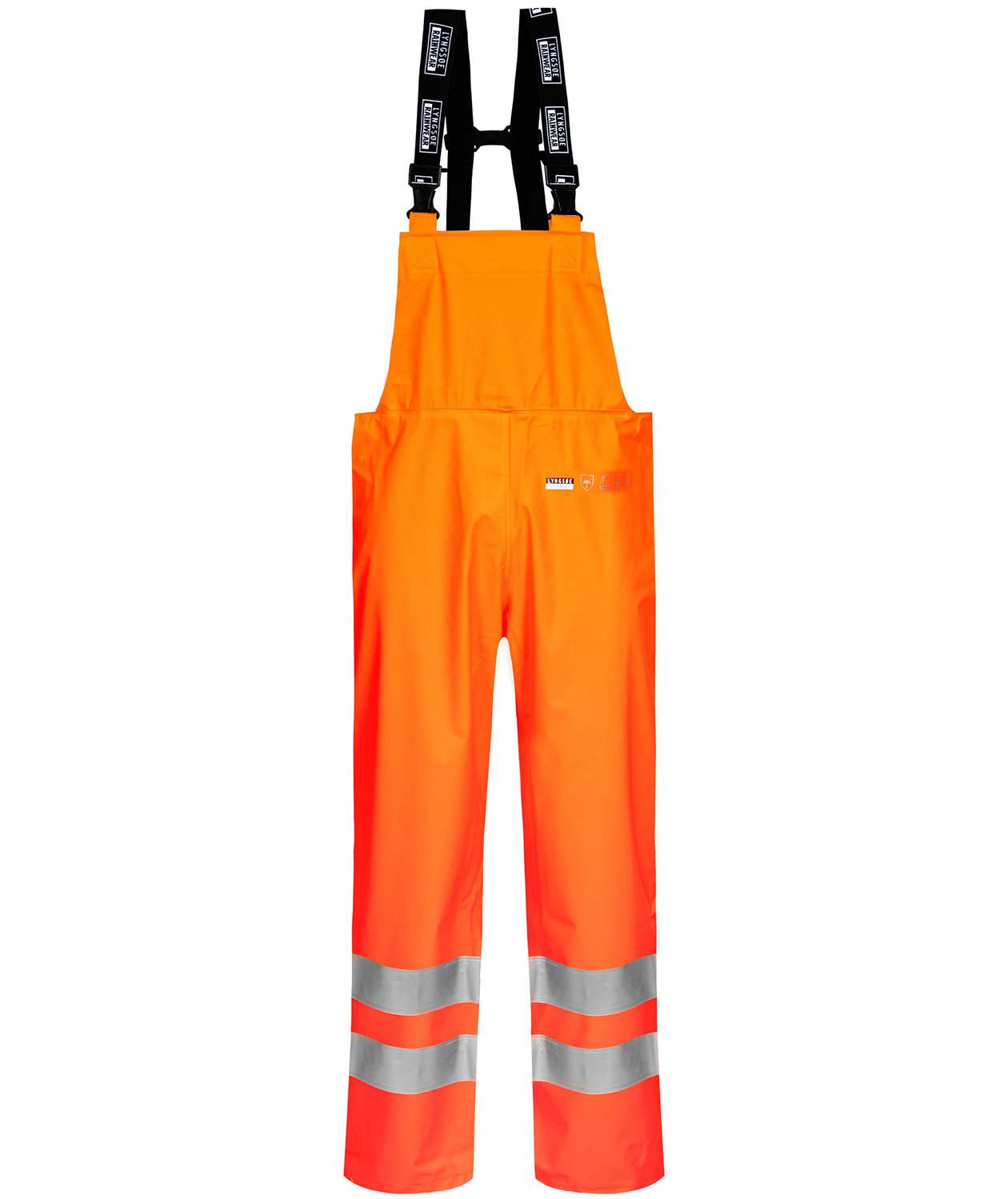 Lyngs&oslash;e Multinorm PU/PVC regn selebukse, Hi-vis Orange, Hi-vis Orange, swatch