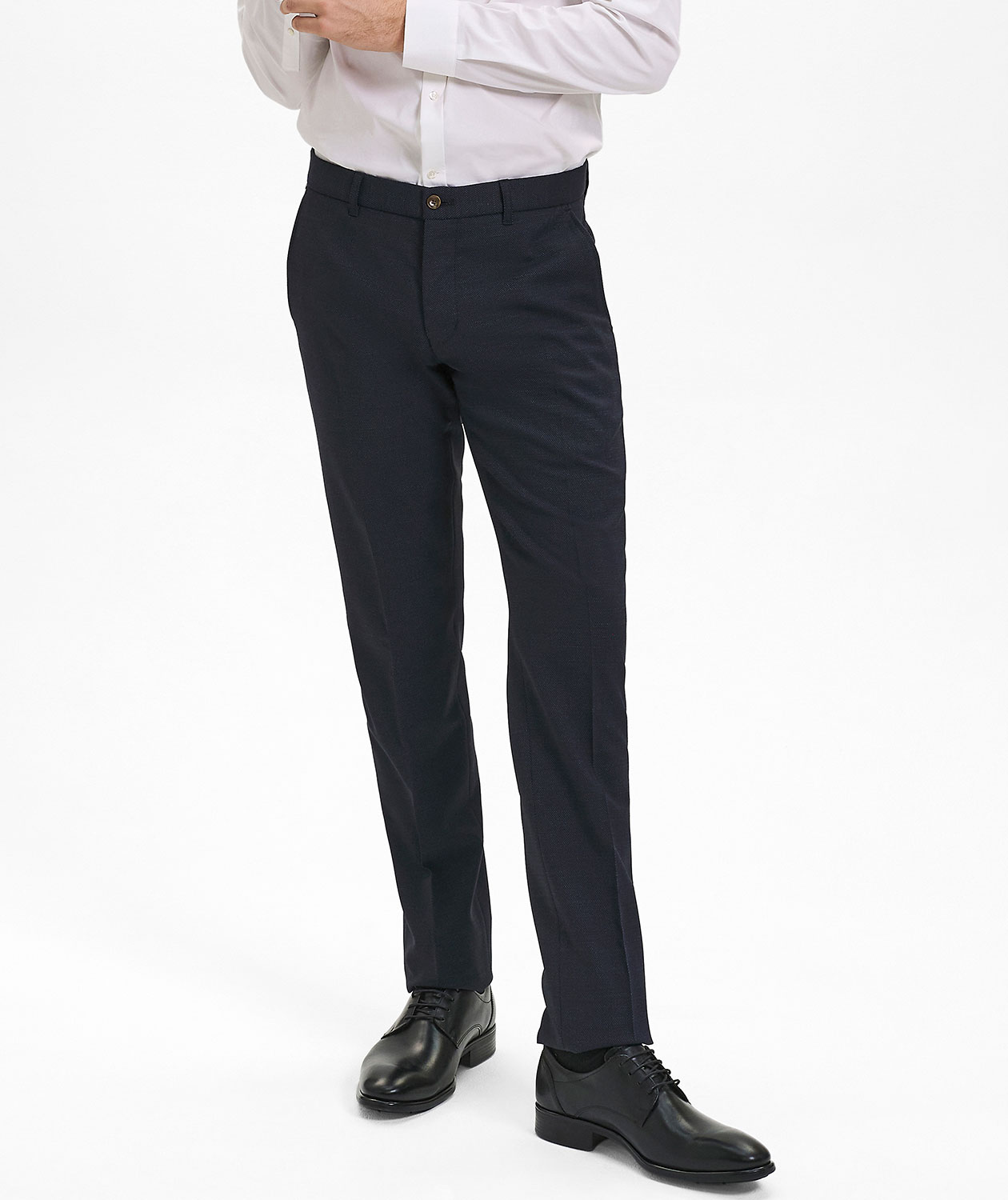 Sunwill Bistretch Fitted ull byxa, Navy, large image number 1