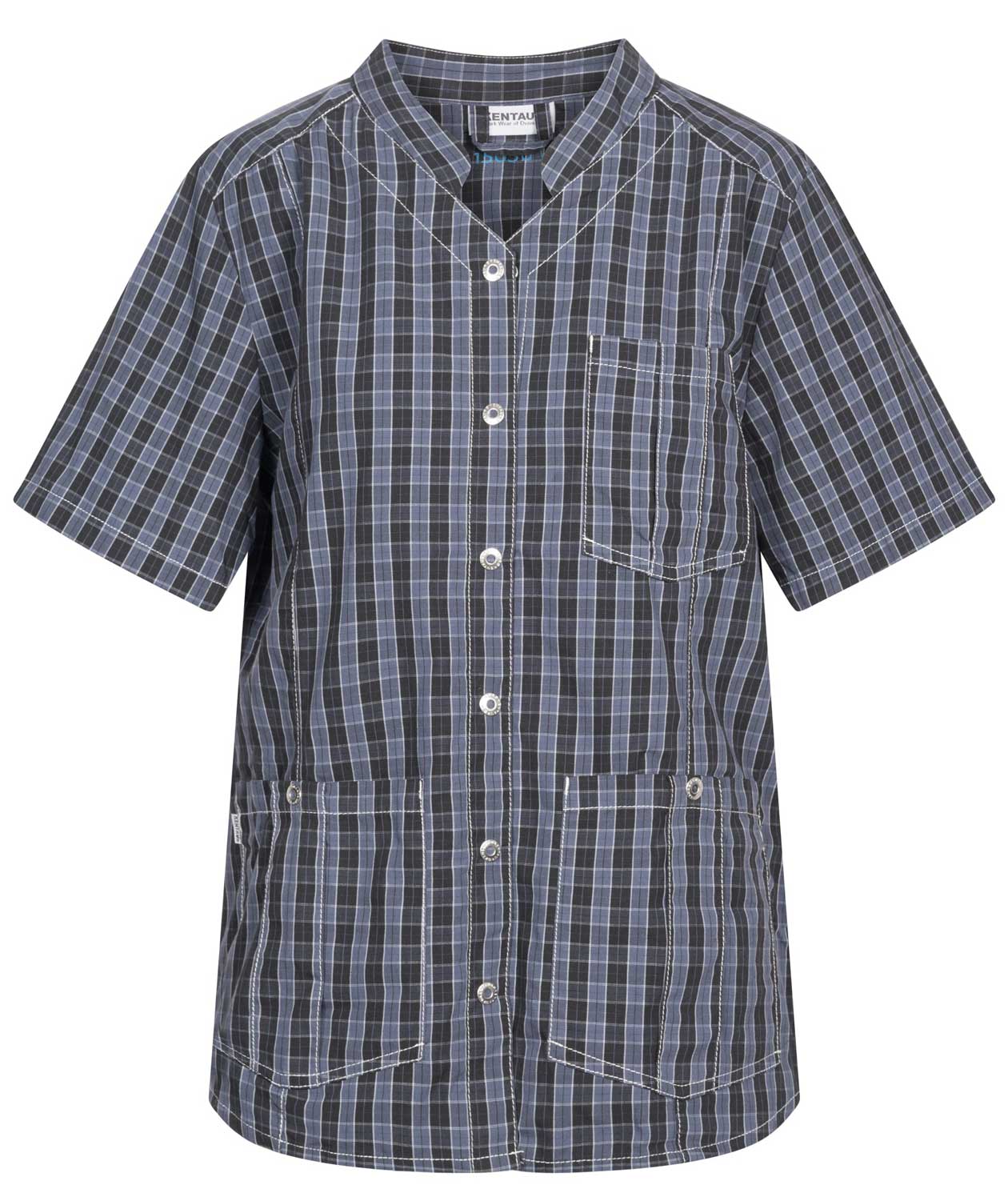 Black/Blue checkered