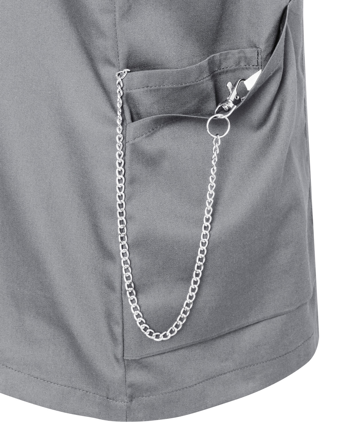 Karlowsky Essential kort&auml;rmad tunika dam, Platina gr&aring;, large image number 3