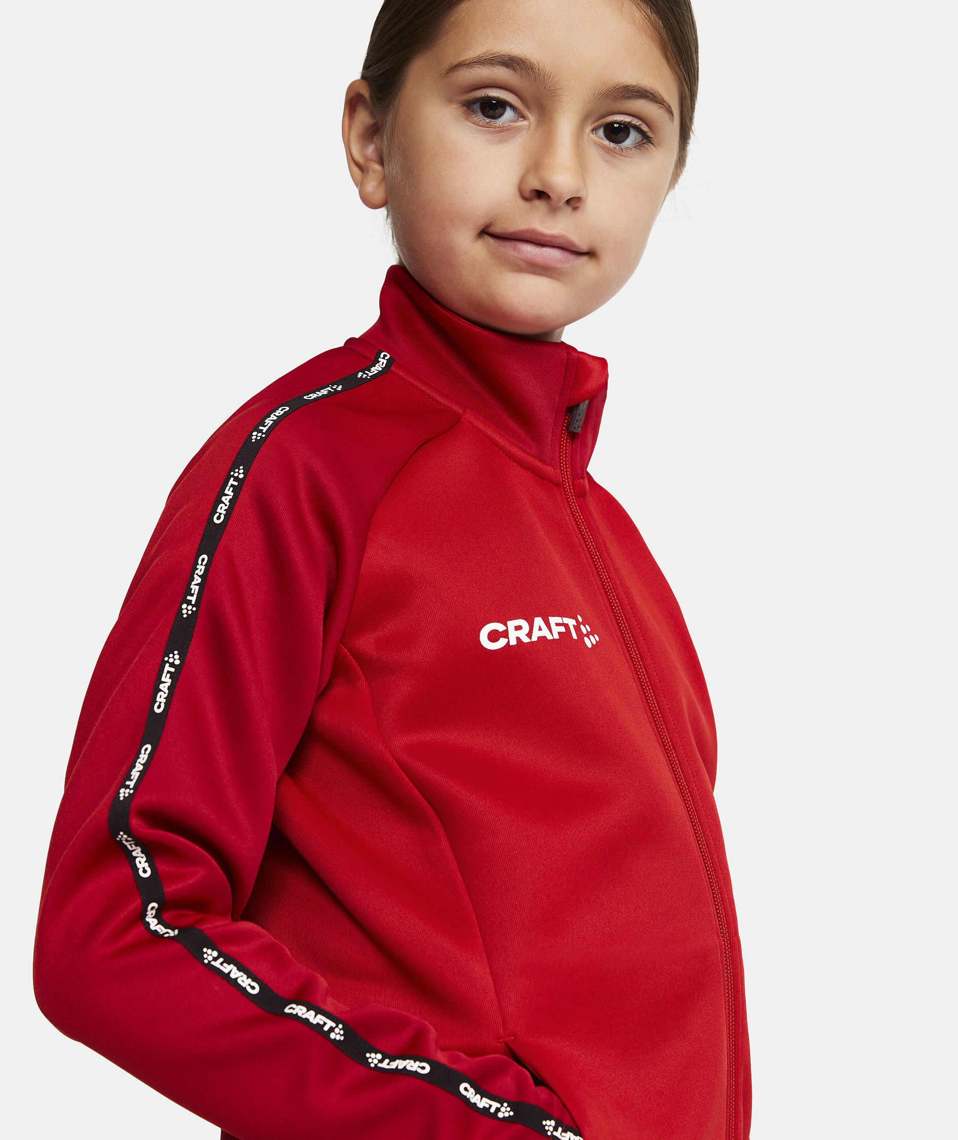 Craft Squad 2.0 cardigan til b&oslash;rn, Bright Red-Express, large image number 3