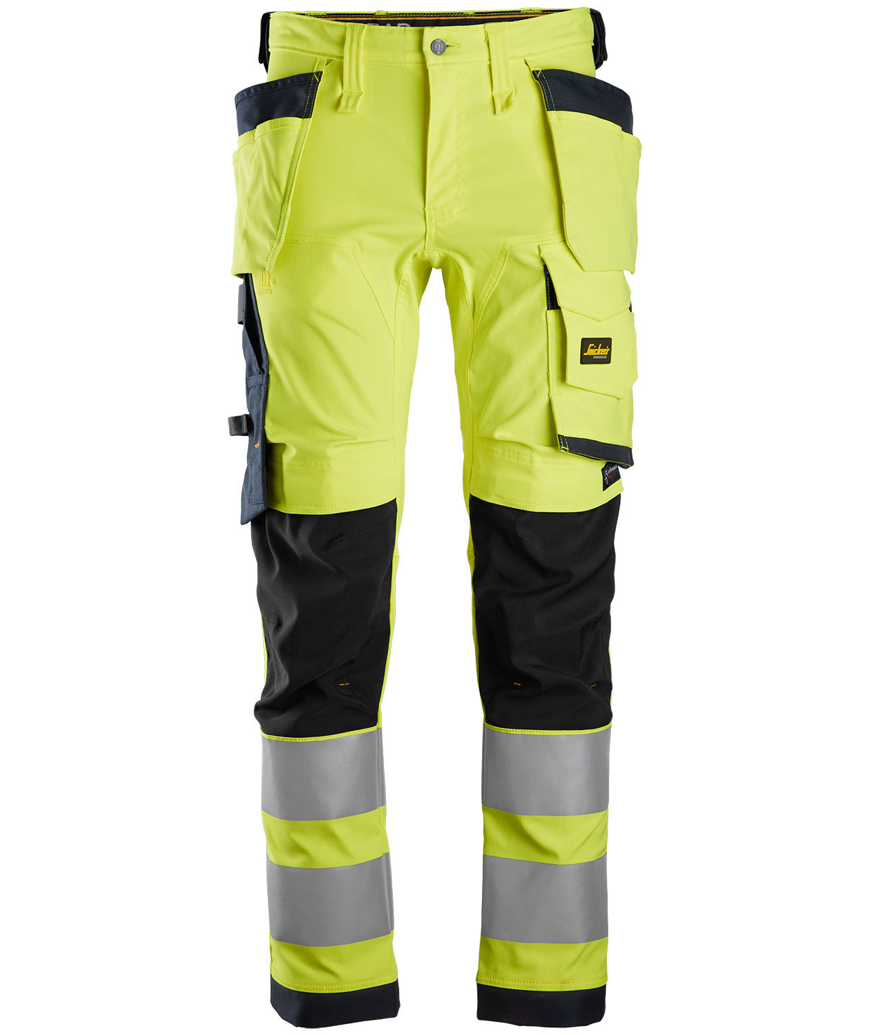 Snickers AllroundWork hantverksbyxa 6243, Varsel Gul/Navy