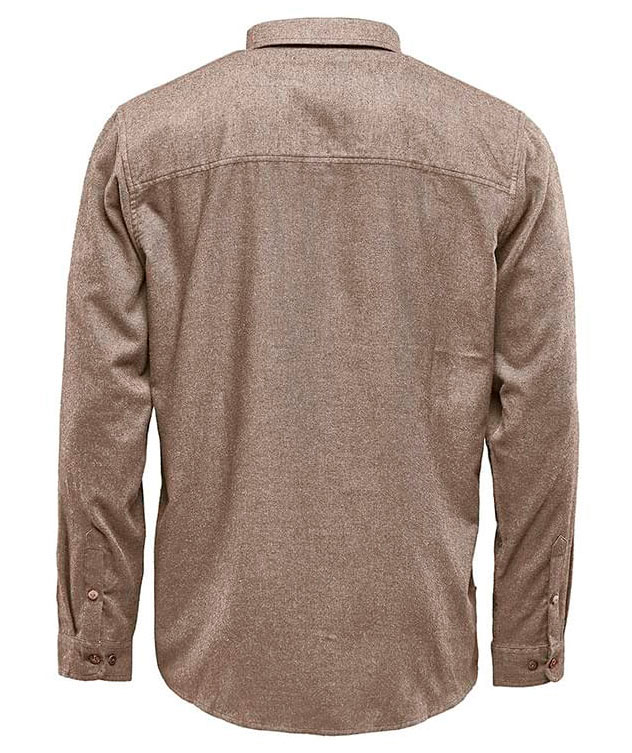 Stormtech Cambridge l&aring;ng&auml;rmad flanellskjorta, Sand, large image number 2