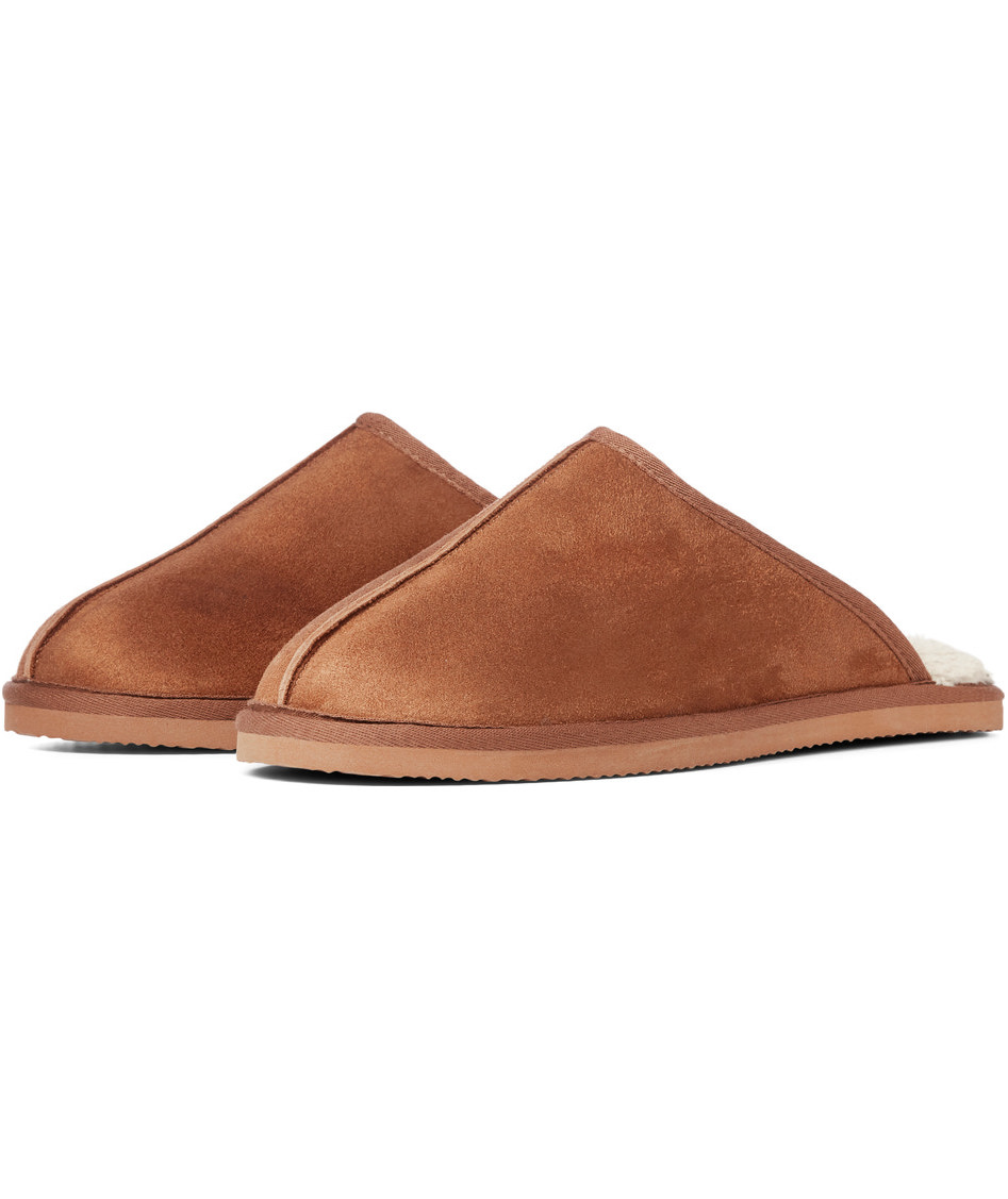 Jack & Jones JFWDUDELY mikrofiber slippers, Almond, large image number 6