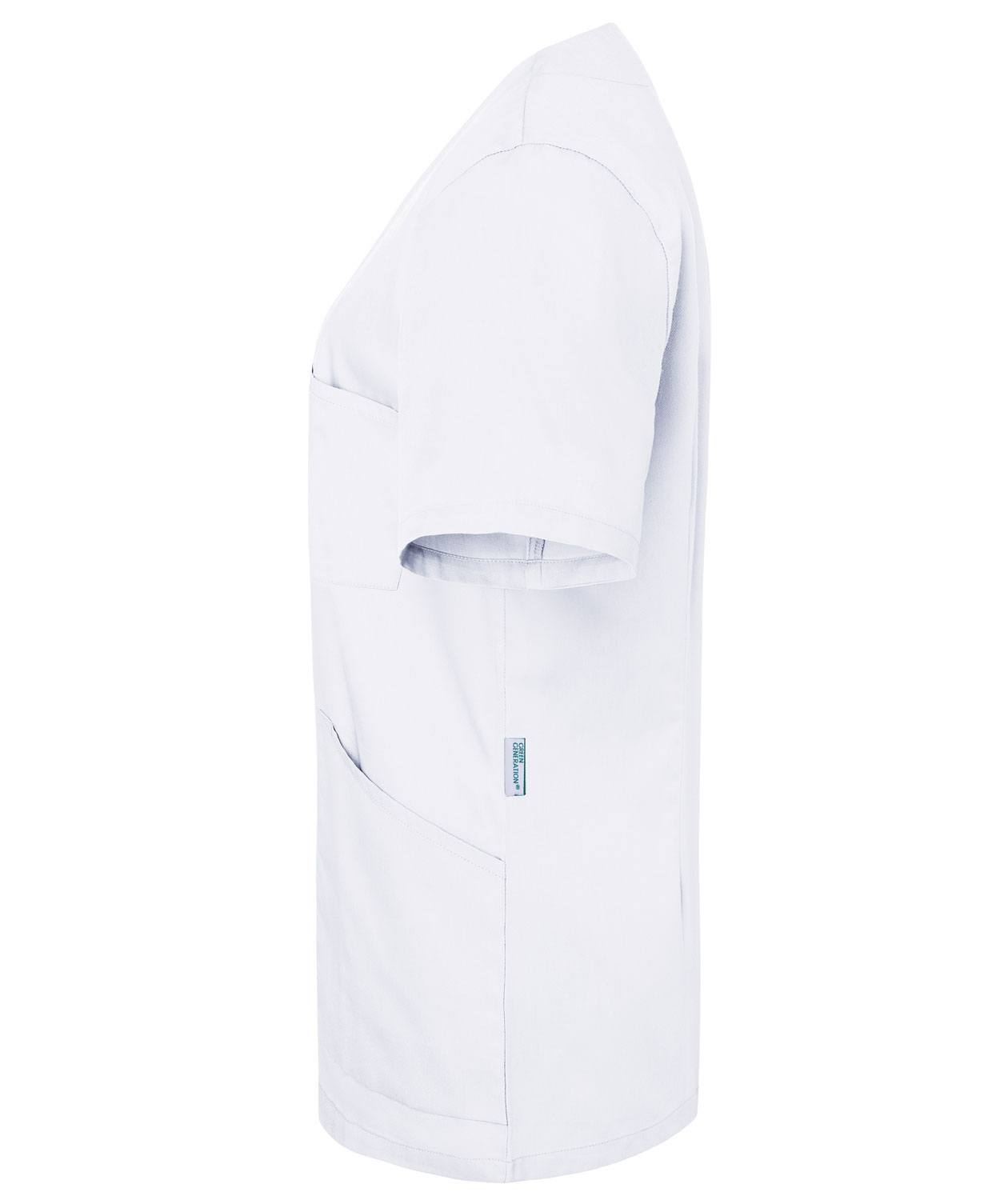 Karlowsky Essential kort&auml;rmad tunika dam, Vit, large image number 3