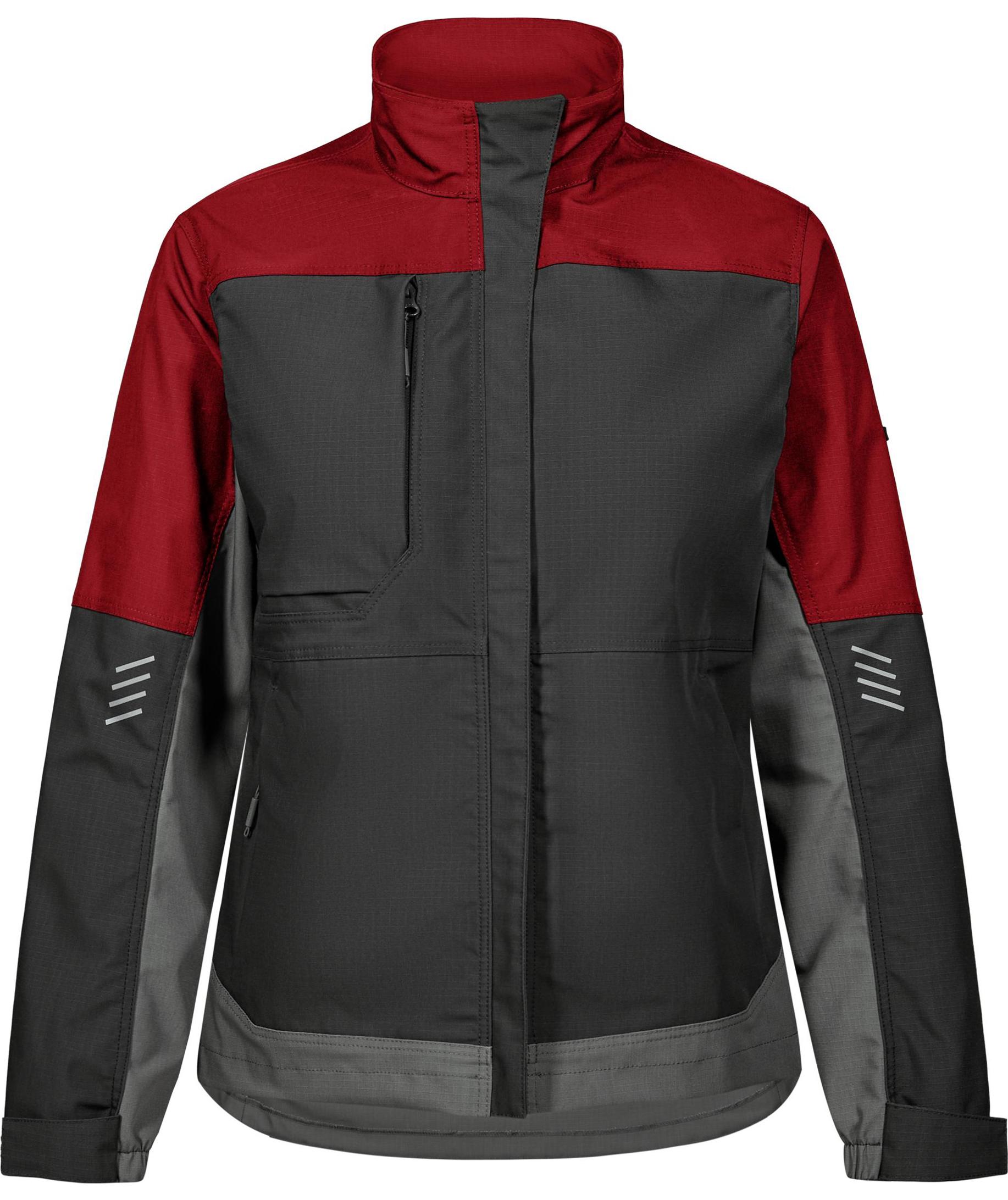 Engel Entire women's work jacket, Anthracite Grey/Flame, large image number 0