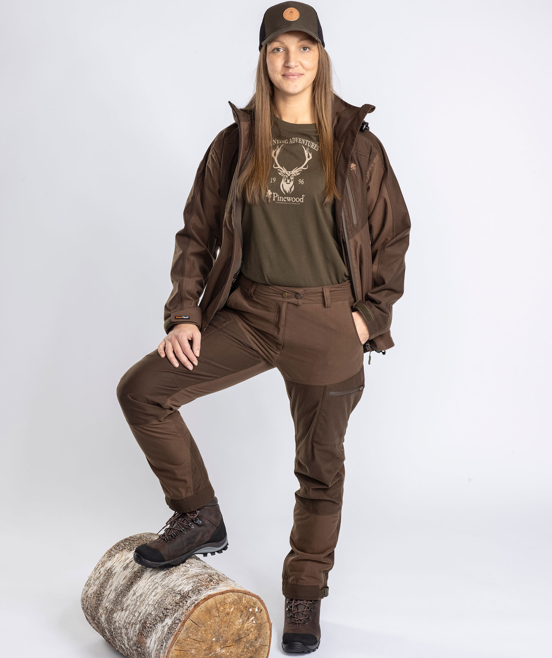 Pinewood&nbsp;Retriever Active damejakke, Hunting Brown/Suede Brown, large image number 3